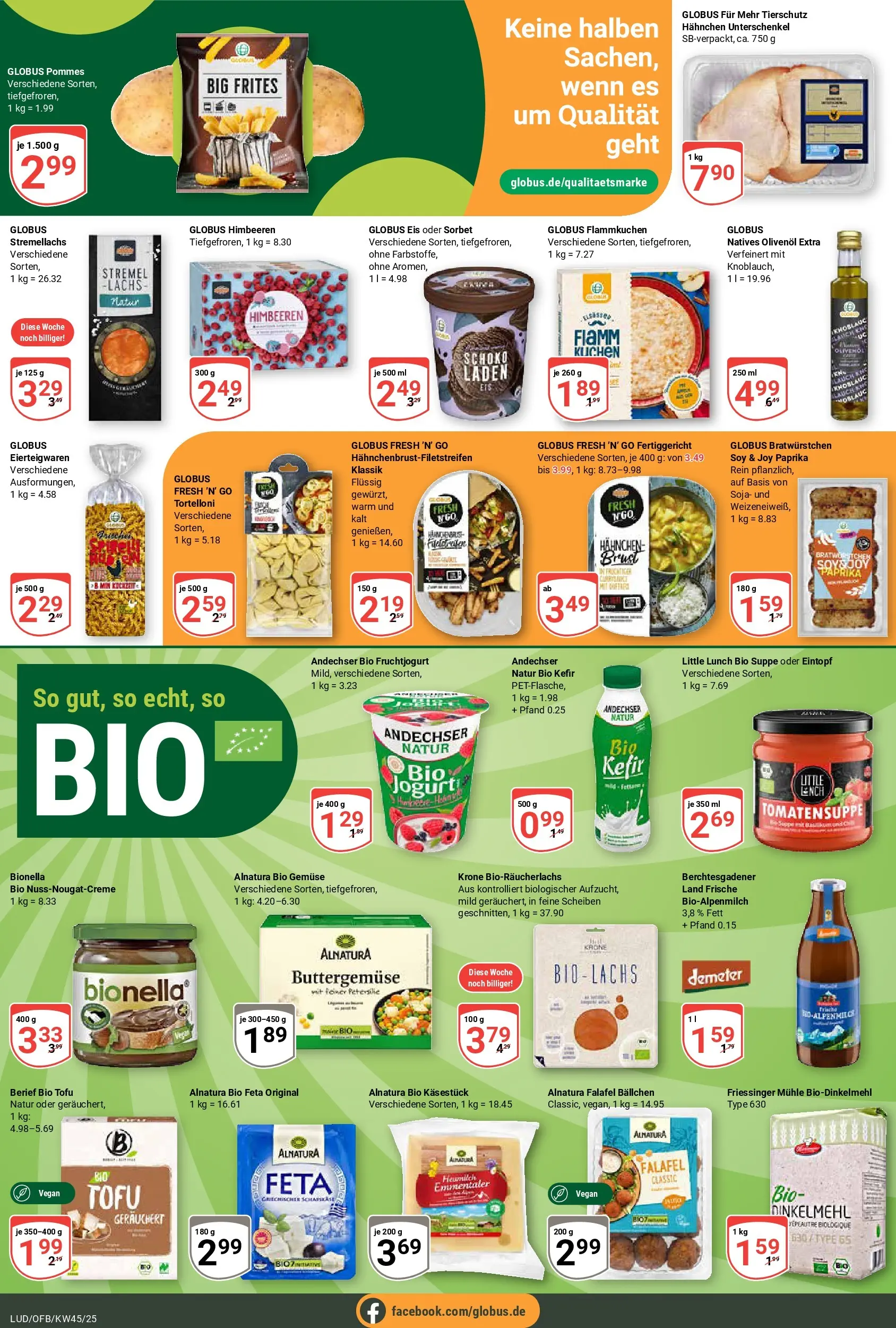 Globus prospekt Ludwigshafen-Oggersheim	 (ab 02.11.2025) » Angebote online | Seite: 16 | Produkte: Mühle, Pommes, Petersilie, Eis