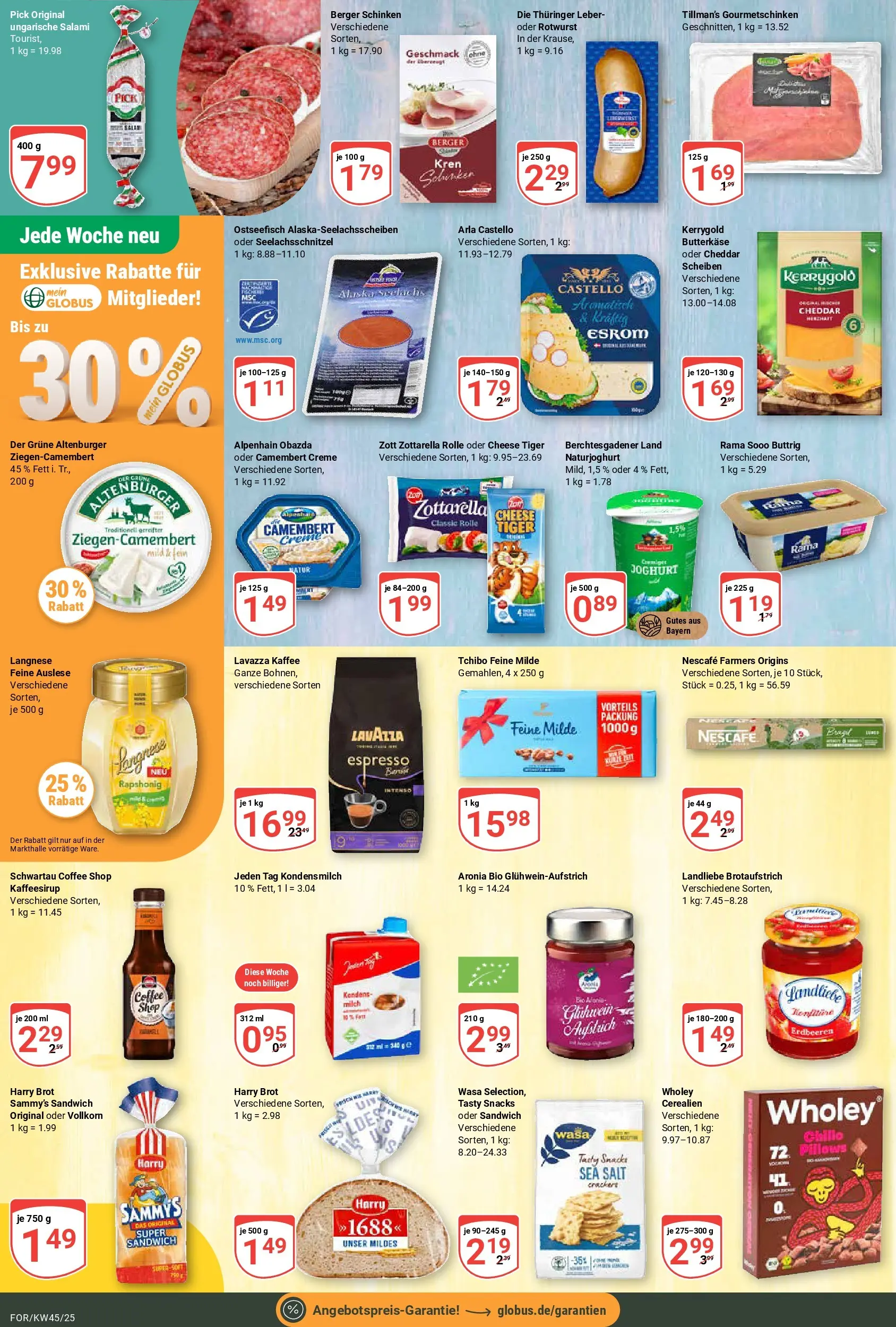 Globus prospekt Forchheim	 (ab 02.11.2025) » Angebote online | Seite: 13 | Produkte: Lavazza, Rama, Joghurt, Erdbeeren