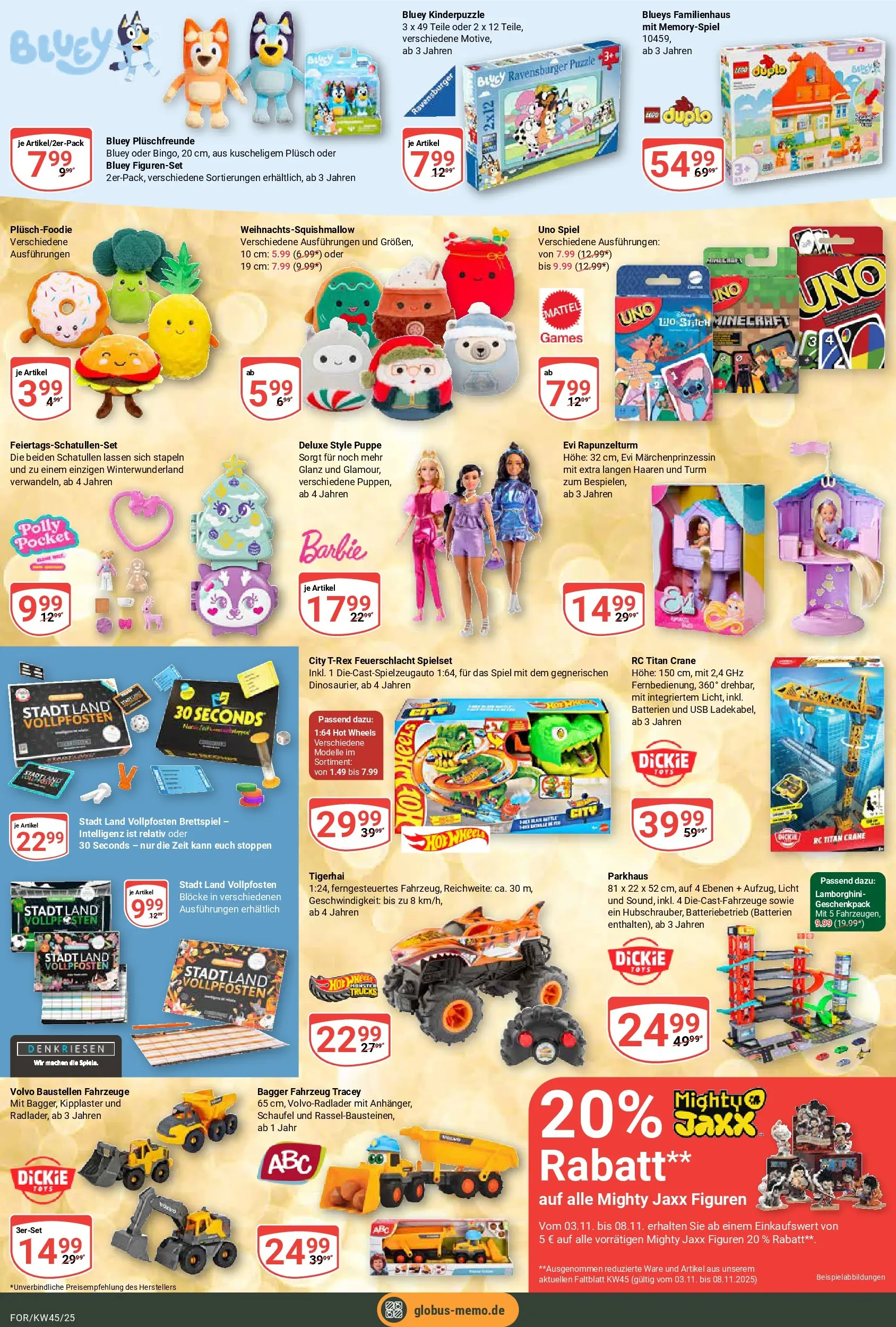 Globus prospekt Forchheim	 (ab 02.11.2025) » Angebote online | Seite: 20 | Produkte: Spiel, USB, Batterien