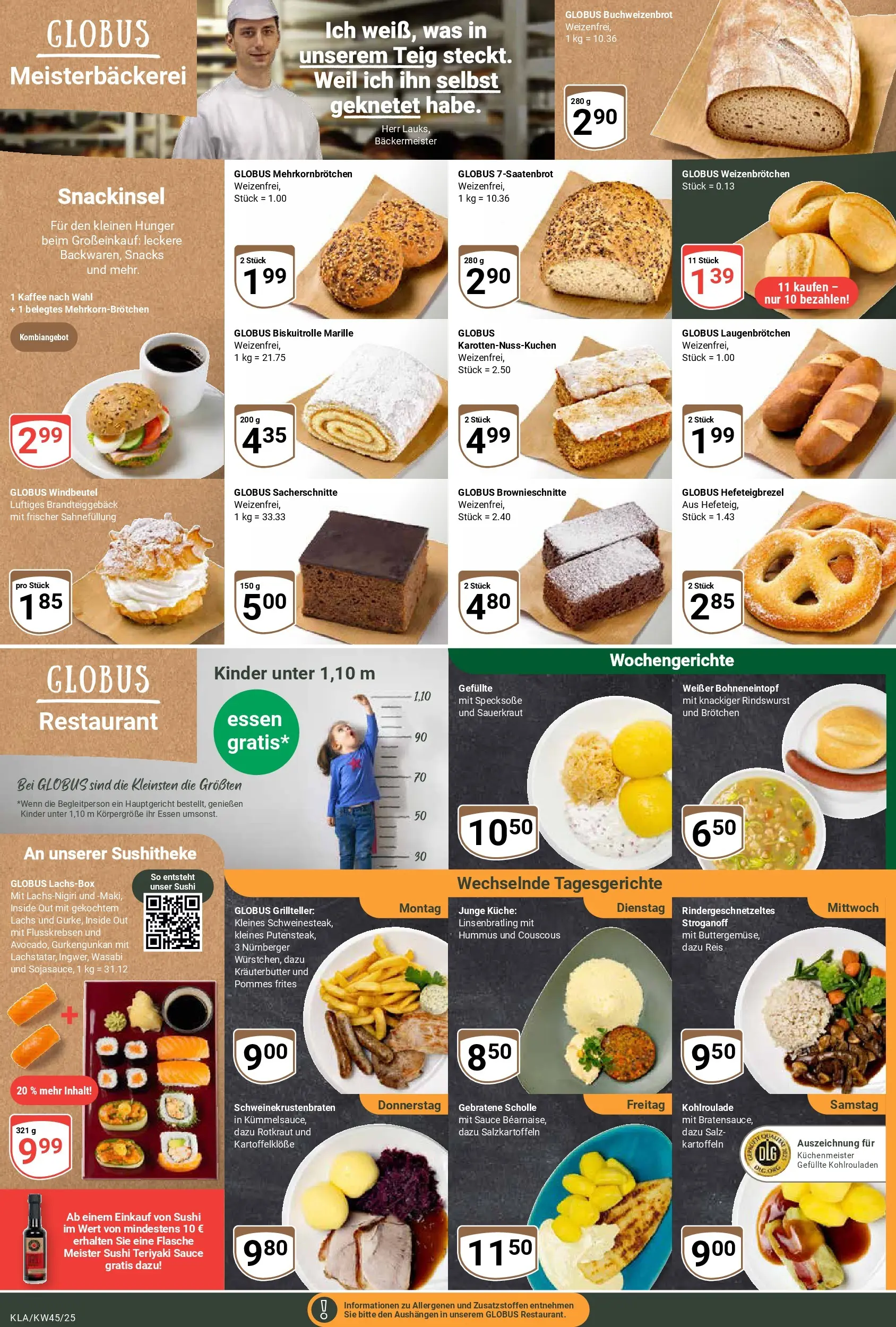 Globus prospekt Kaiserslautern	 (ab 02.11.2025) » Angebote online | Seite: 7 | Produkte: Pommes, Küche, Kräuterbutter, Salz