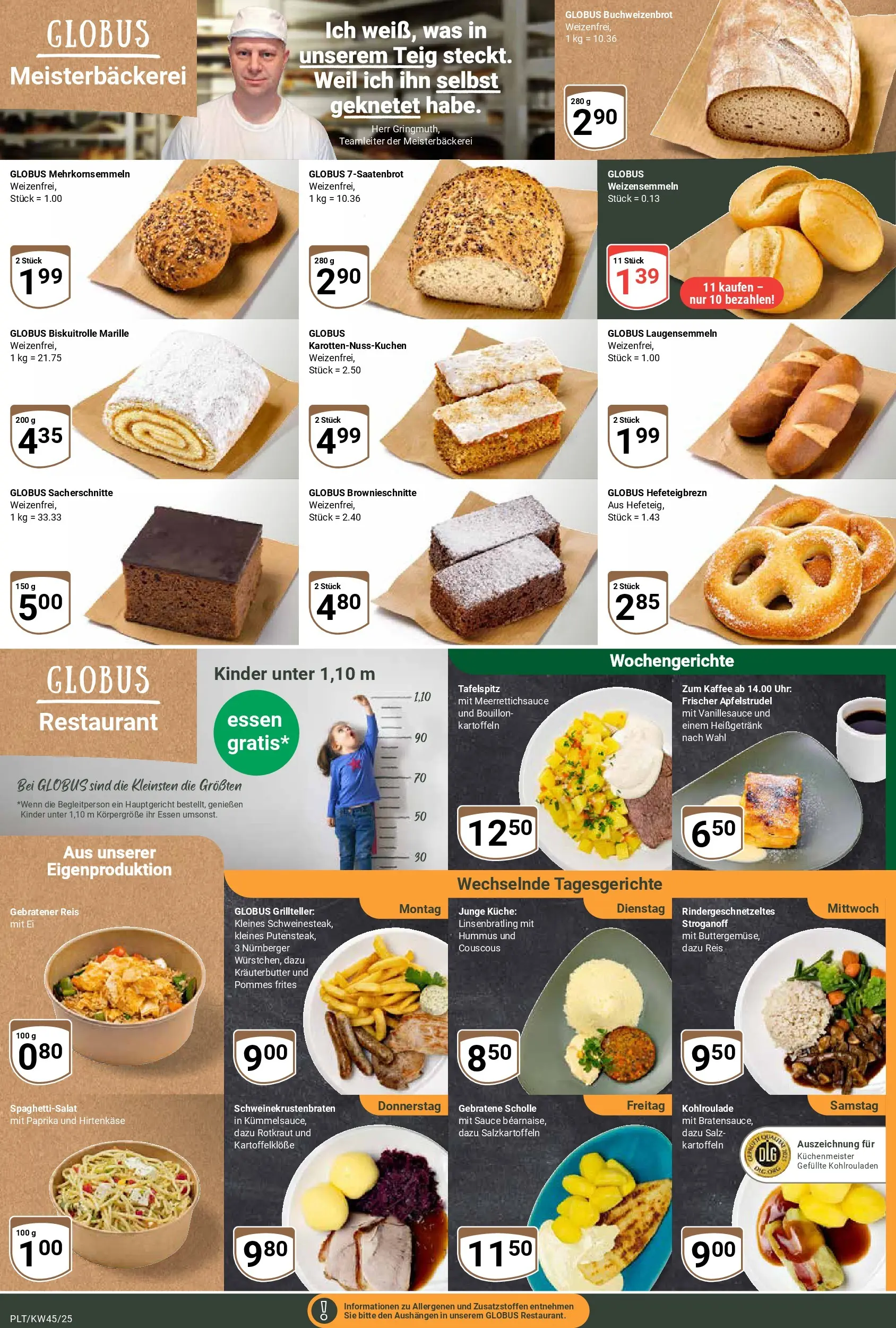 Globus prospekt Plattling	 (ab 02.11.2025) » Angebote online | Seite: 7 | Produkte: Tafelspitz, Pommes, Paprika, Reis