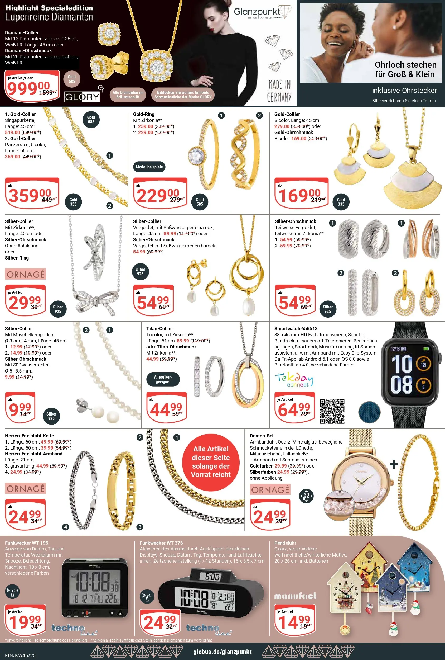 Globus prospekt Homburg-Einöd	 (ab 02.11.2025) » Angebote online | Seite: 30 | Produkte: Smartwatch, Batterien