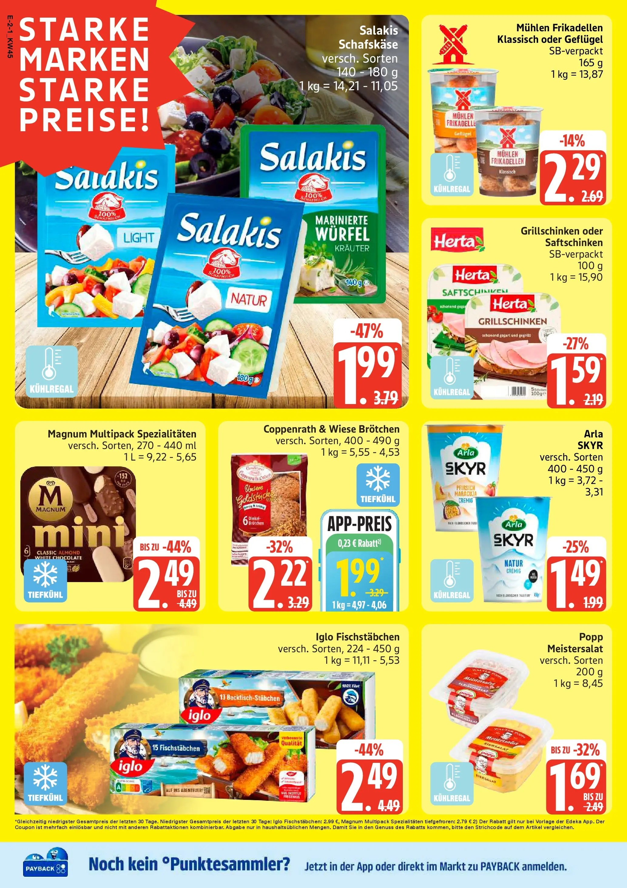 Marktkauf - Marktkauf: Wochenangebote (ab 02.11.2025) » Angebote online | Seite: 2 | Produkte: Skyr, Arla skyr, Fischstabchen, Salakis