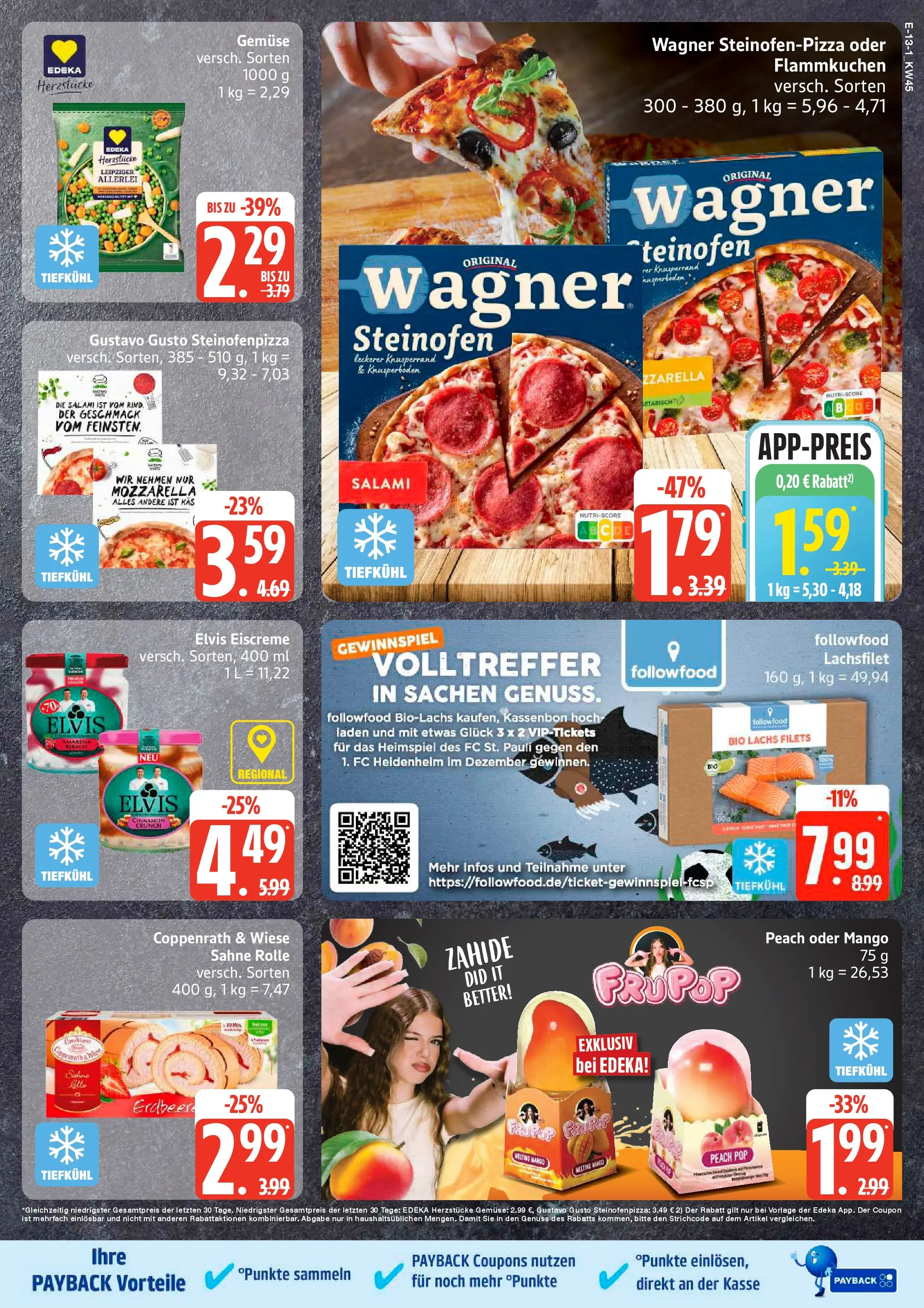 Marktkauf - Marktkauf: Wochenangebote (ab 02.11.2025) » Angebote online | Seite: 13 | Produkte: Mozzarella, Eiscreme, Lachs, Gemüse