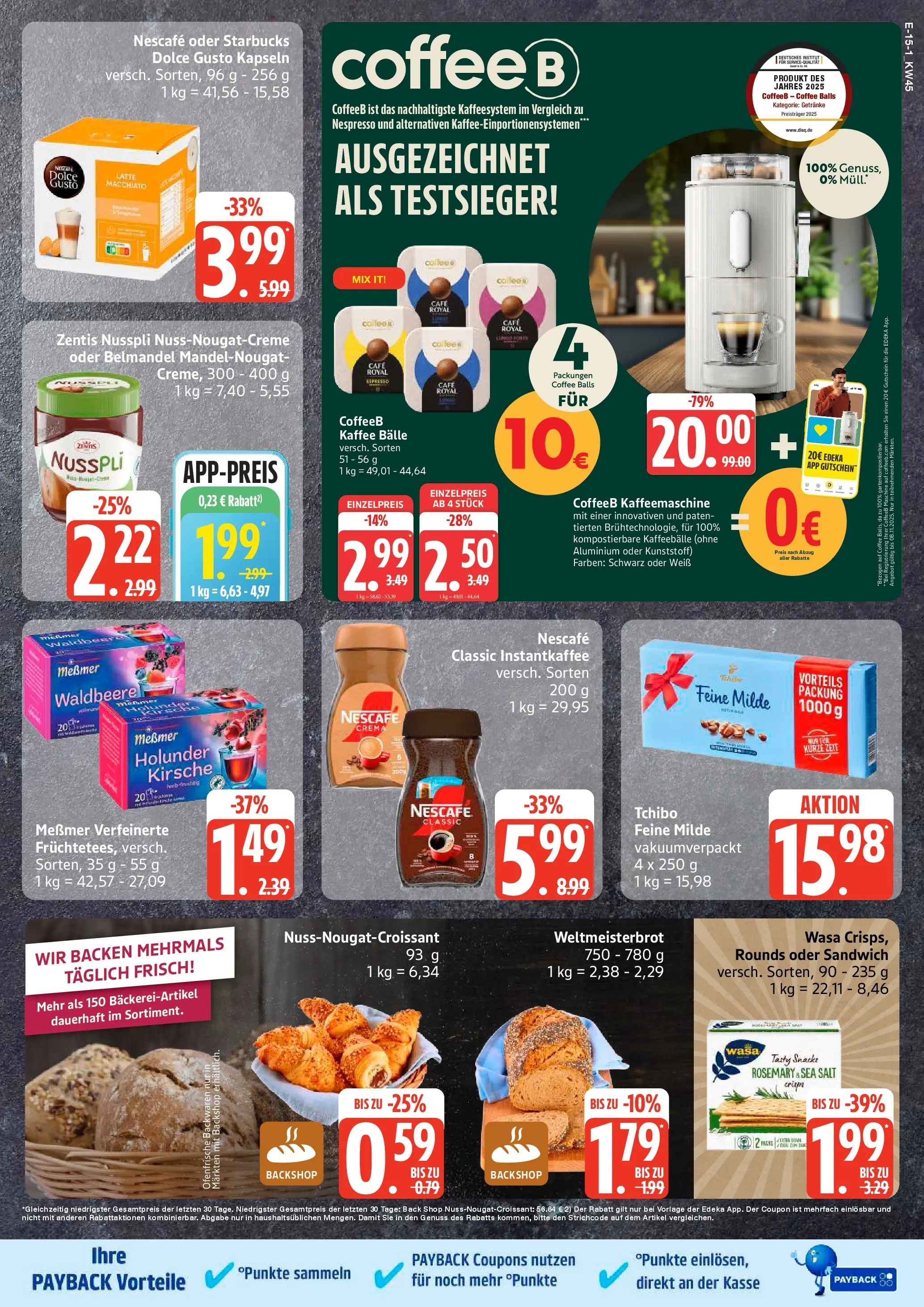 Marktkauf - Marktkauf: Wochenangebote (ab 02.11.2025) » Angebote online | Seite: 15 | Produkte: Nescafe, Dolce Gusto kapseln, Reis, Zentis nusspli