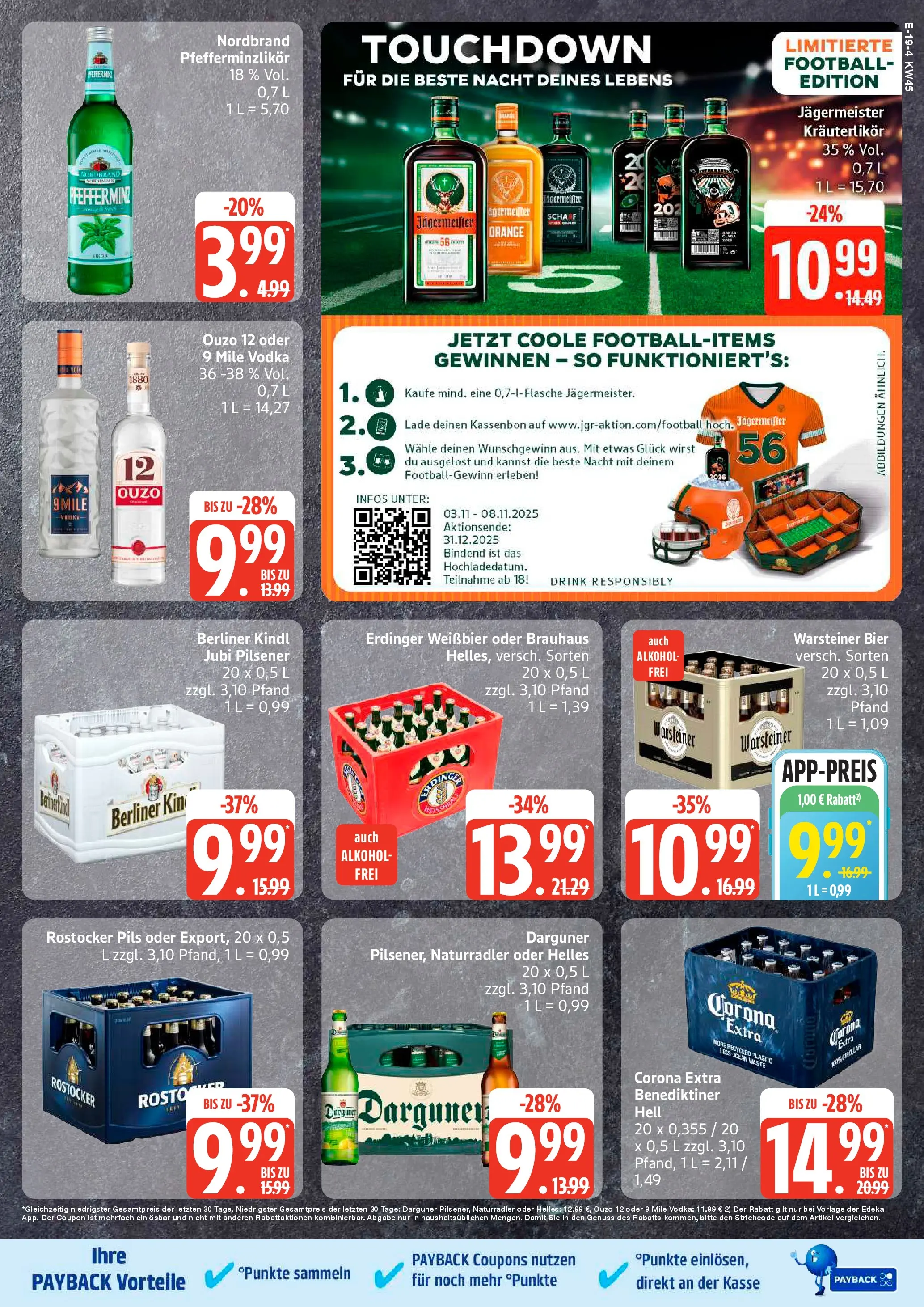 Marktkauf - Marktkauf: Wochenangebote (ab 02.11.2025) » Angebote online | Seite: 19 | Produkte: Ouzo 12, Ouzo, Weißbier, Jägermeister