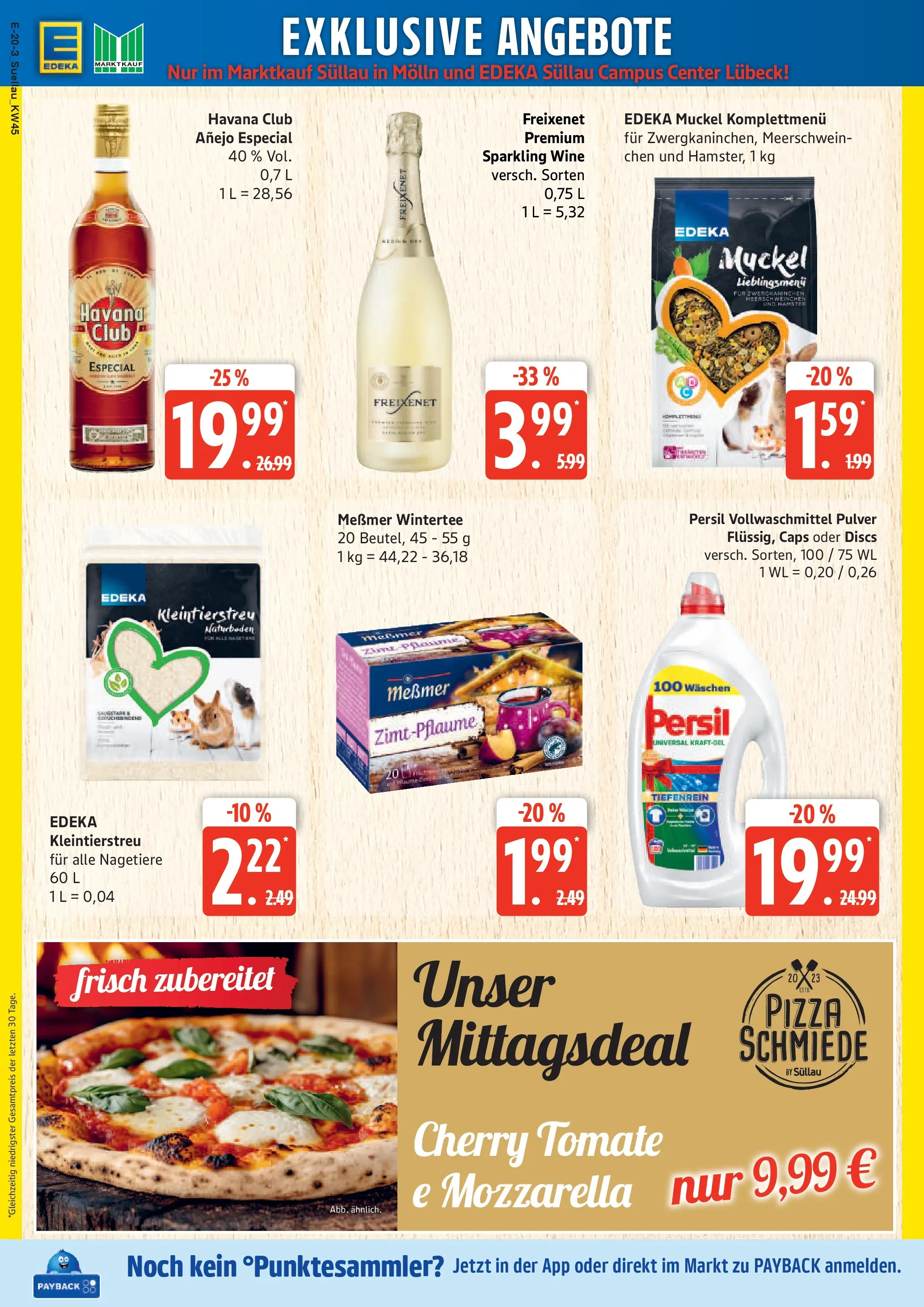 Marktkauf - Marktkauf: Wochenangebote (ab 02.11.2025) » Angebote online | Seite: 20 | Produkte: Freixenet, Mozzarella, Pizza, Persil