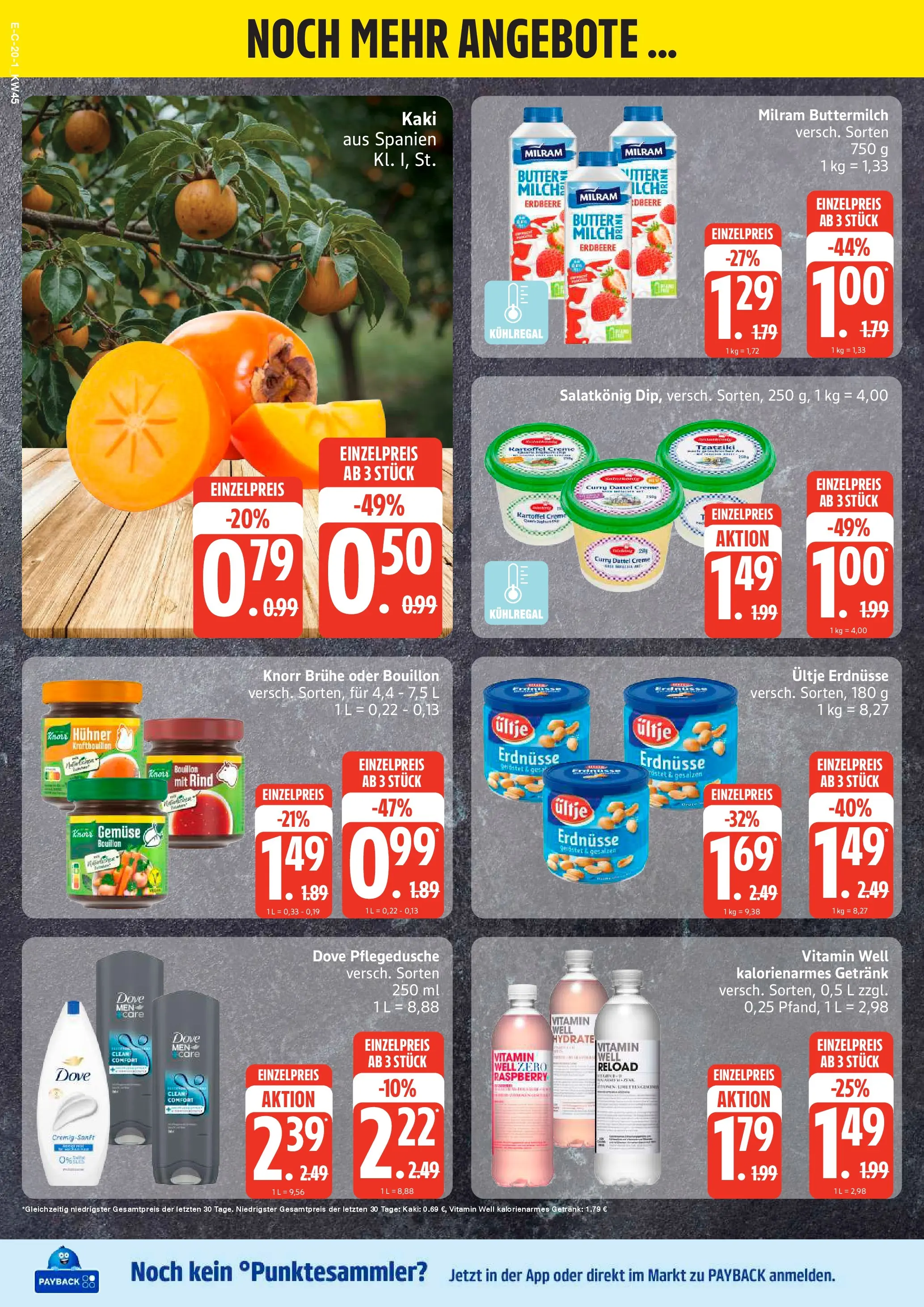 Marktkauf - Marktkauf: Wochenangebote (ab 02.11.2025) » Angebote online | Seite: 20 | Produkte: Ultje erdnusse, Knorr, Milram, Dattel