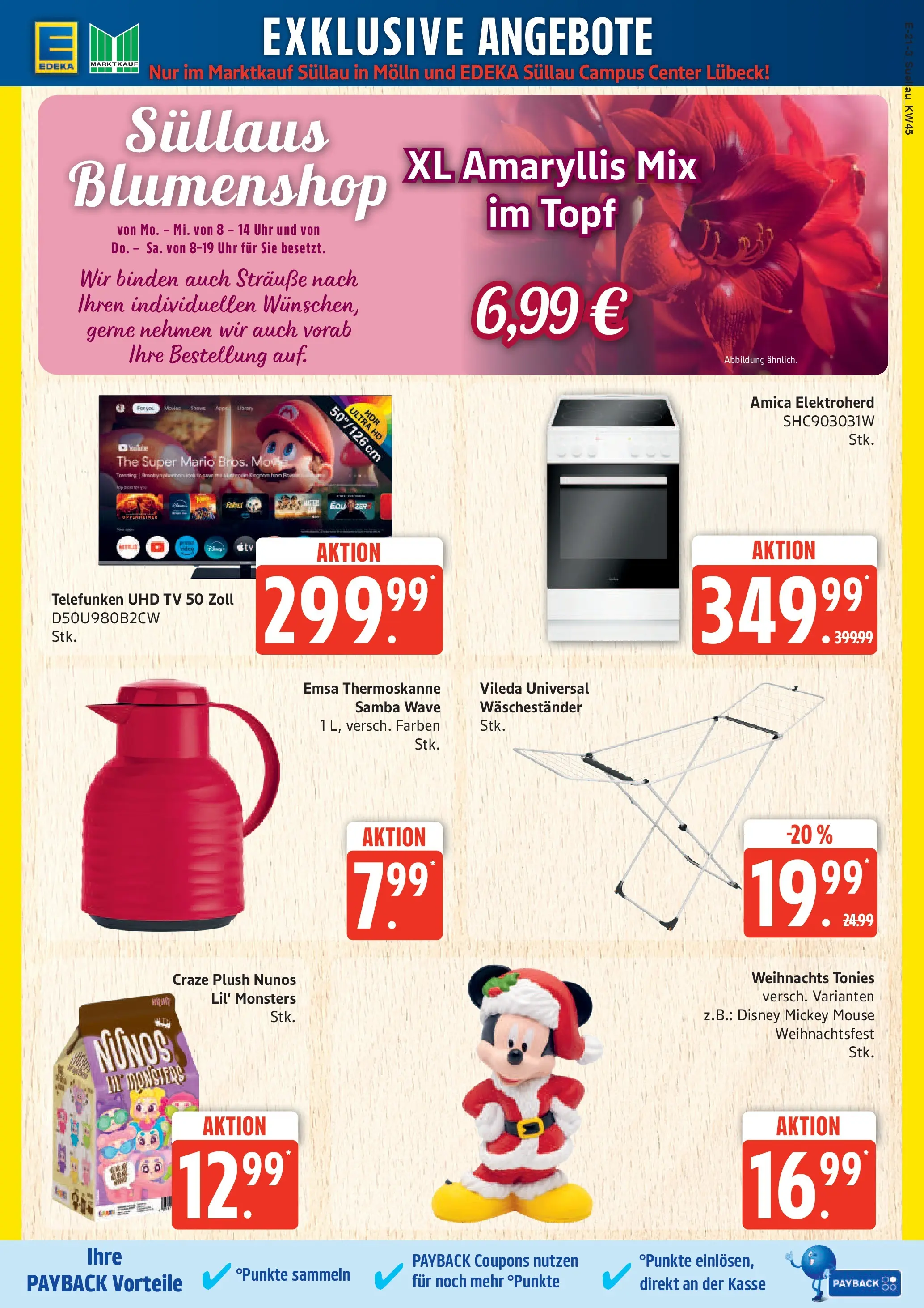 Marktkauf - Marktkauf: Wochenangebote (ab 02.11.2025) » Angebote online | Seite: 21 | Produkte: Waschestander, Uhr, TV