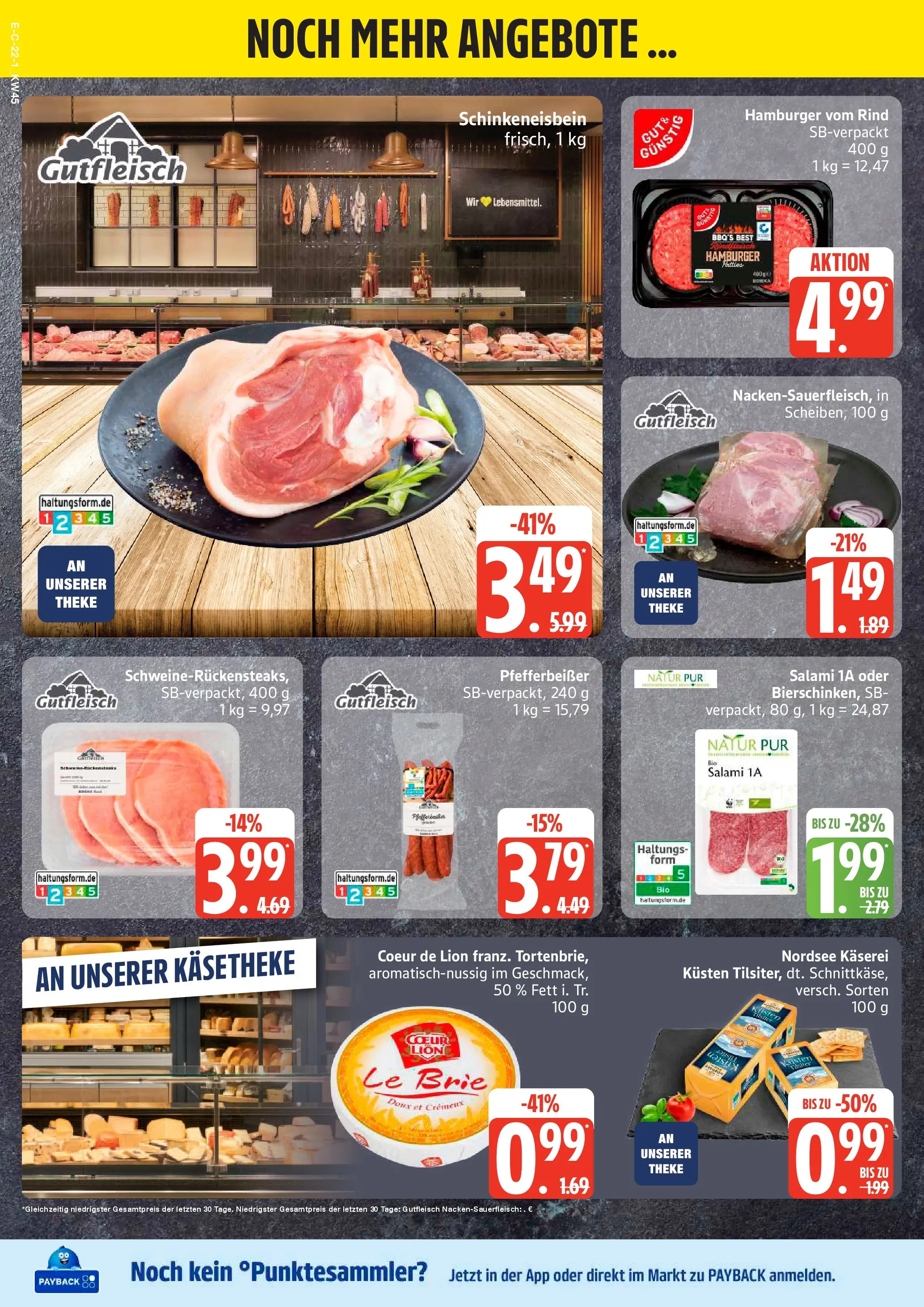 Marktkauf - Marktkauf: Wochenangebote (ab 02.11.2025) » Angebote online | Seite: 22 | Produkte: Theke, Salami
