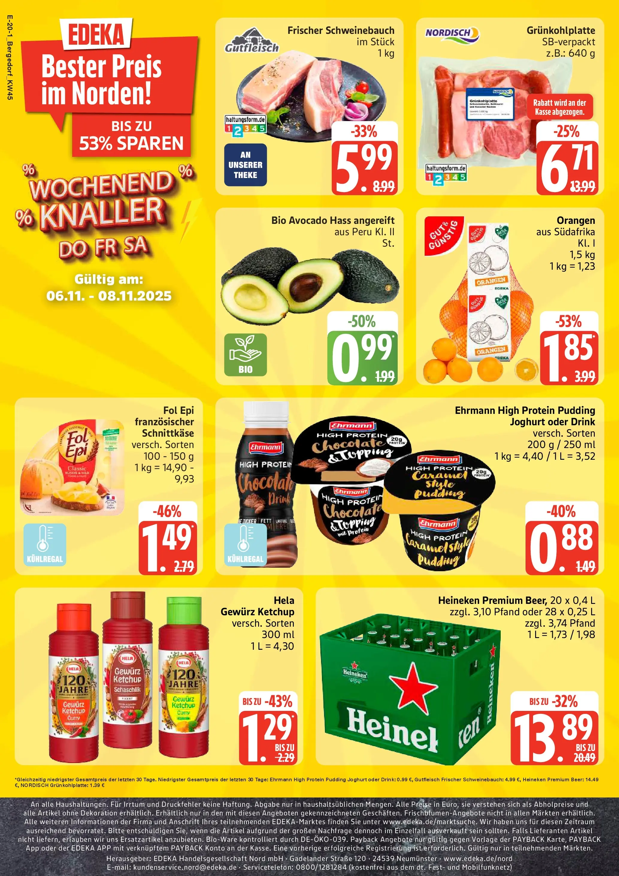 Marktkauf - Marktkauf: Wochenangebote (ab 02.11.2025) » Angebote online | Seite: 20 | Produkte: Joghurt, Orangen, Pudding, Avocado