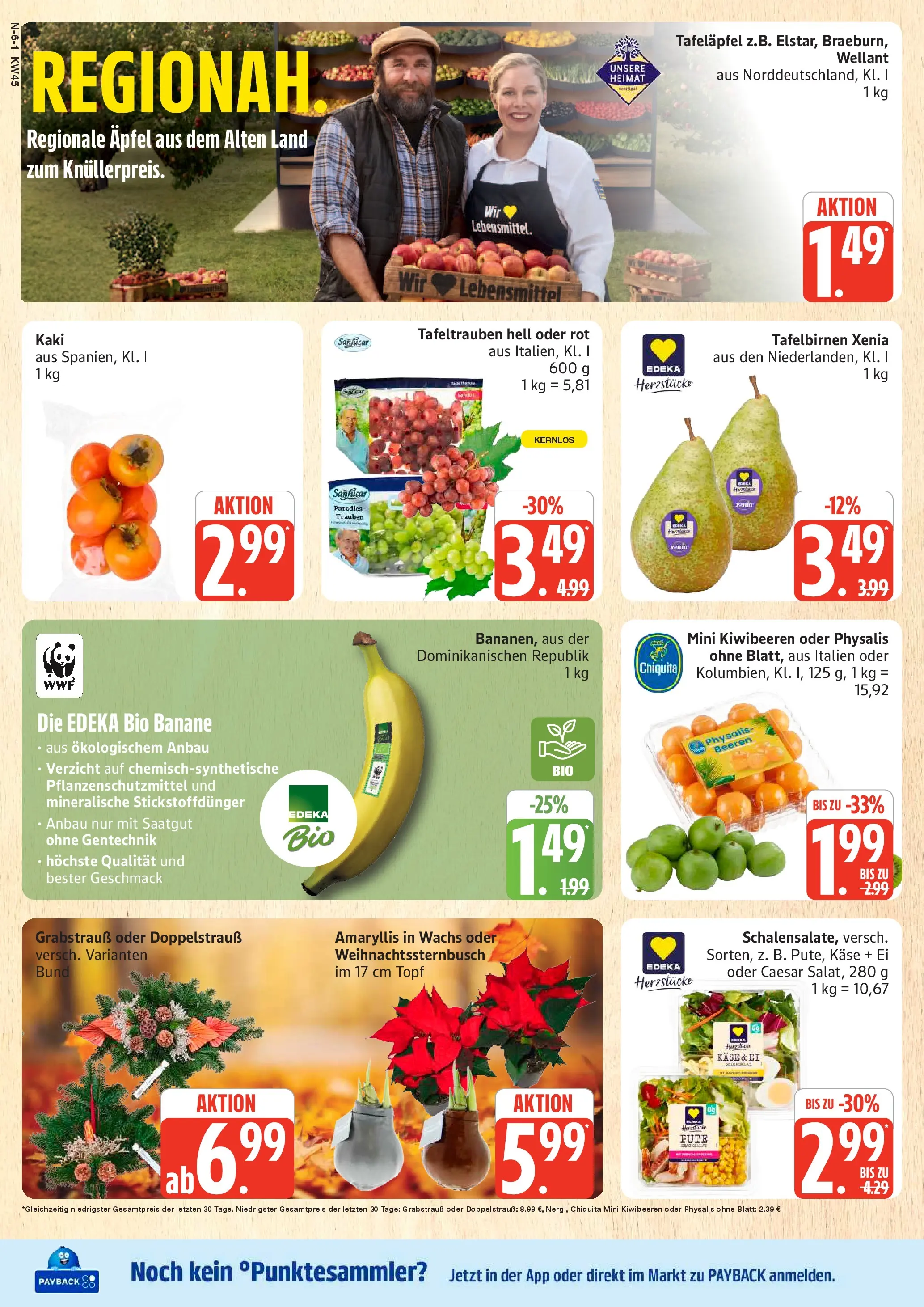 Marktkauf - Marktkauf: Wochenangebote (ab 02.11.2025) » Angebote online | Seite: 6 | Produkte: Pute, Käse, Trauben, Äpfel