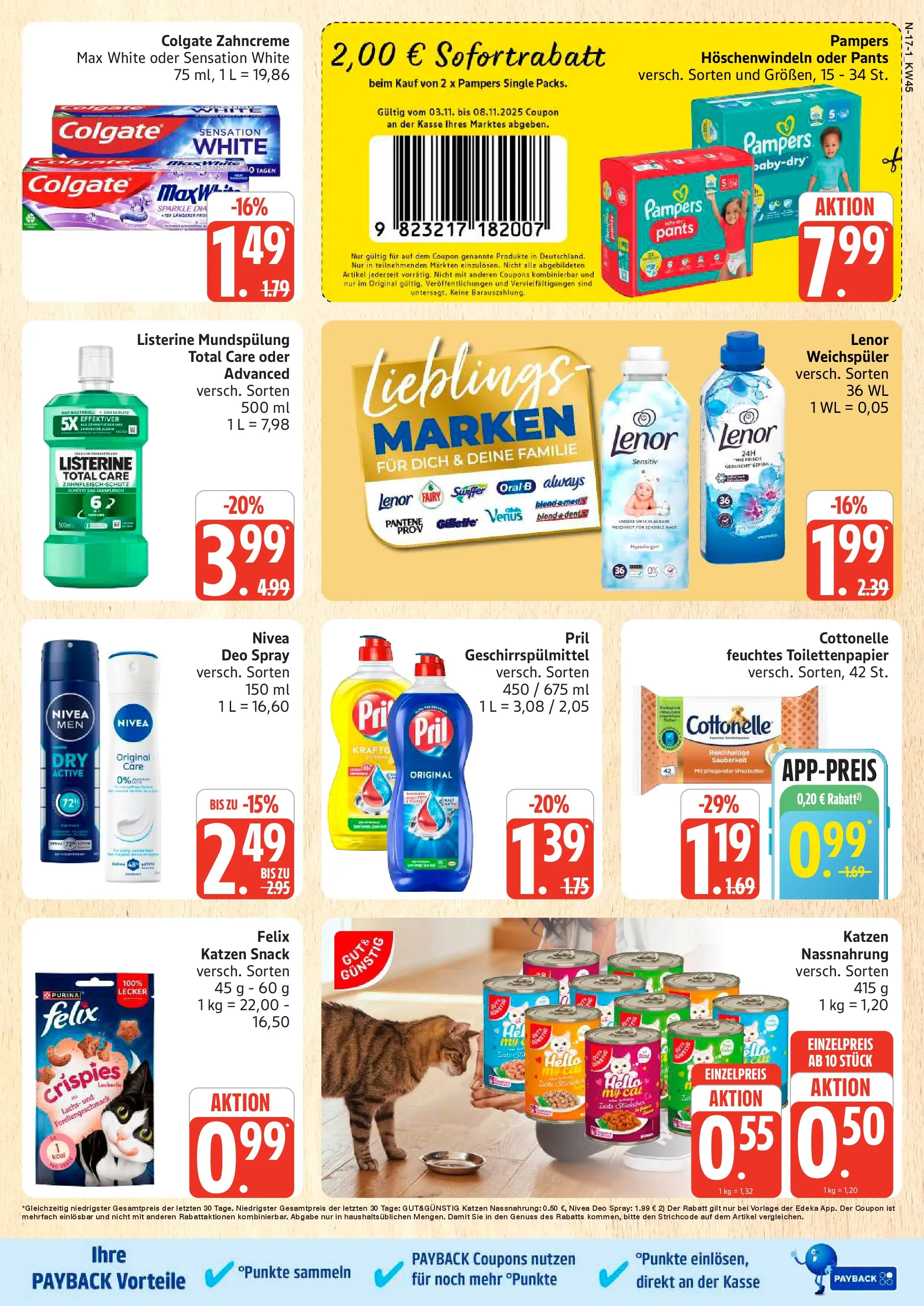 Marktkauf - Marktkauf: Wochenangebote (ab 02.11.2025) » Angebote online | Seite: 17 | Produkte: Geschirrspülmittel, Pril, Swiffer, Listerine