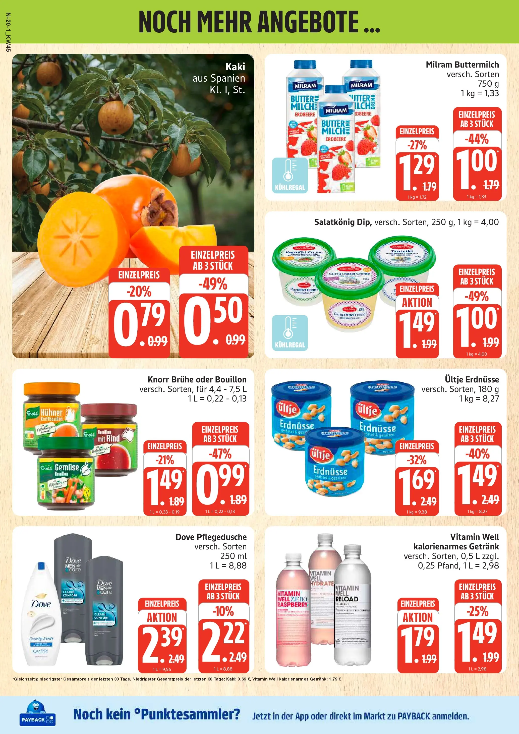 Marktkauf - Marktkauf: Wochenangebote (ab 02.11.2025) » Angebote online | Seite: 20 | Produkte: Ultje erdnusse, Creme, Gemüse, Milram