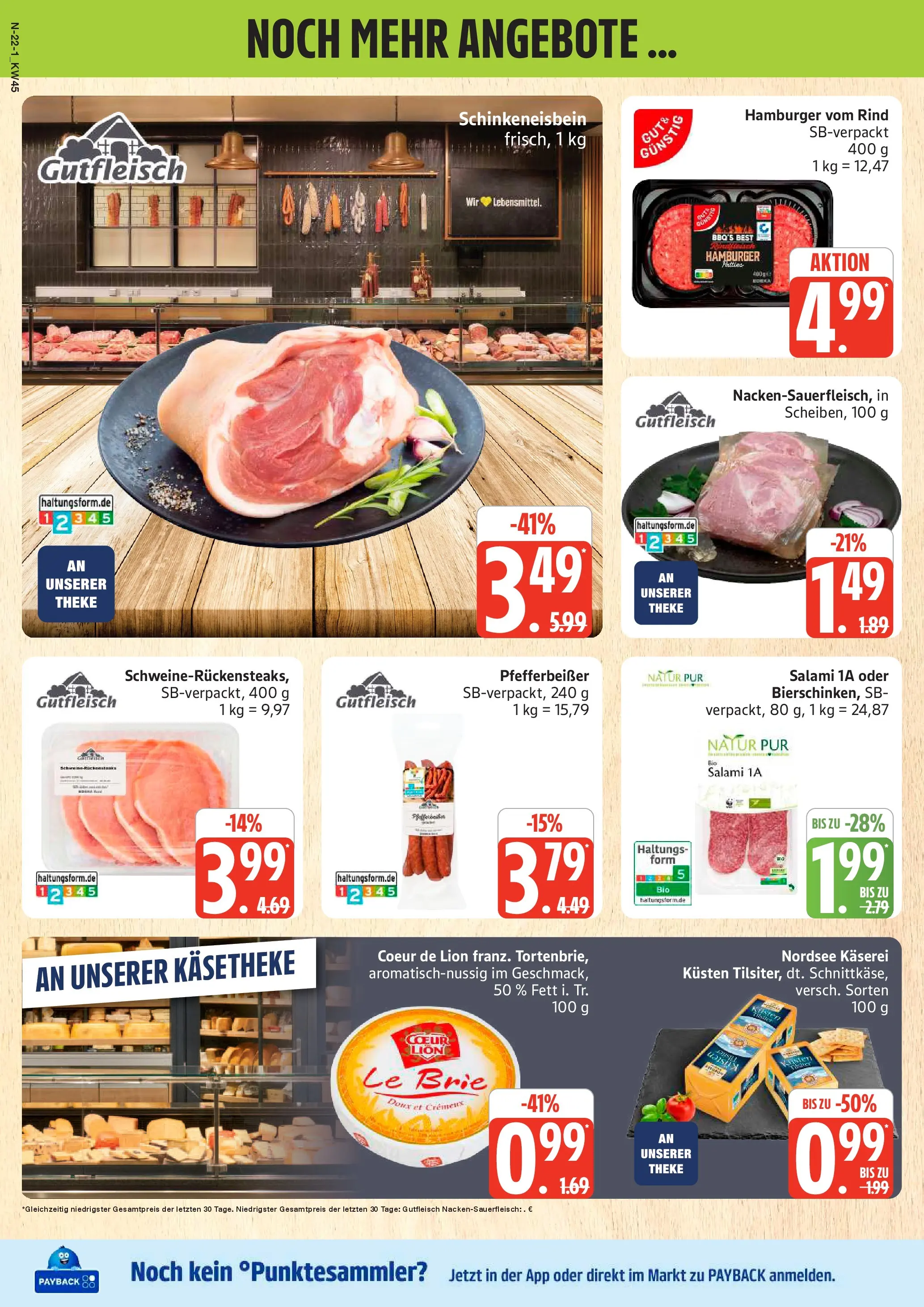 Marktkauf - Marktkauf: Wochenangebote (ab 02.11.2025) » Angebote online | Seite: 22 | Produkte: Theke, Salami