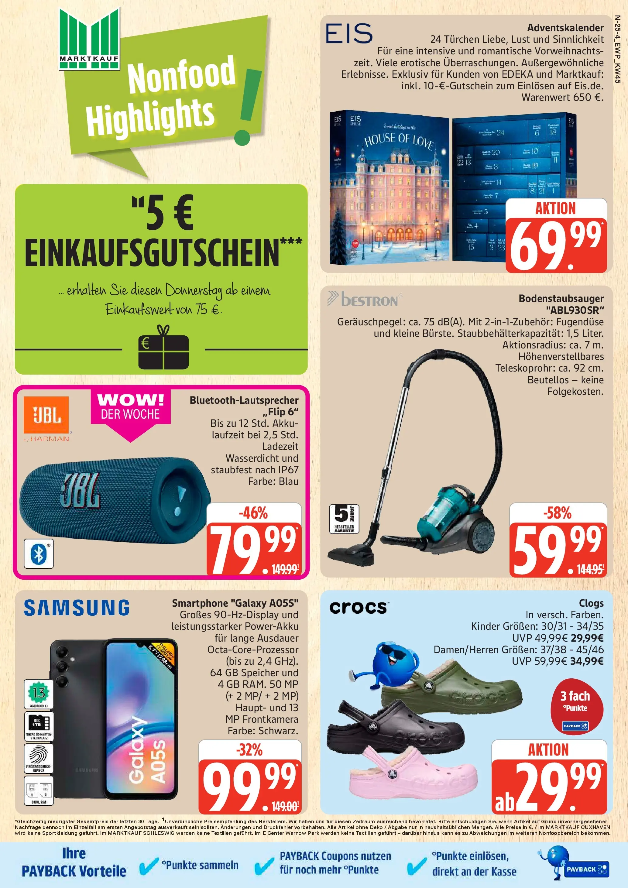 Edeka prospekt Rostock	 (ab 02.11.2025) » Angebote Online | Seite: 25 | Produkte: Samsung, Eis, Smartphone
