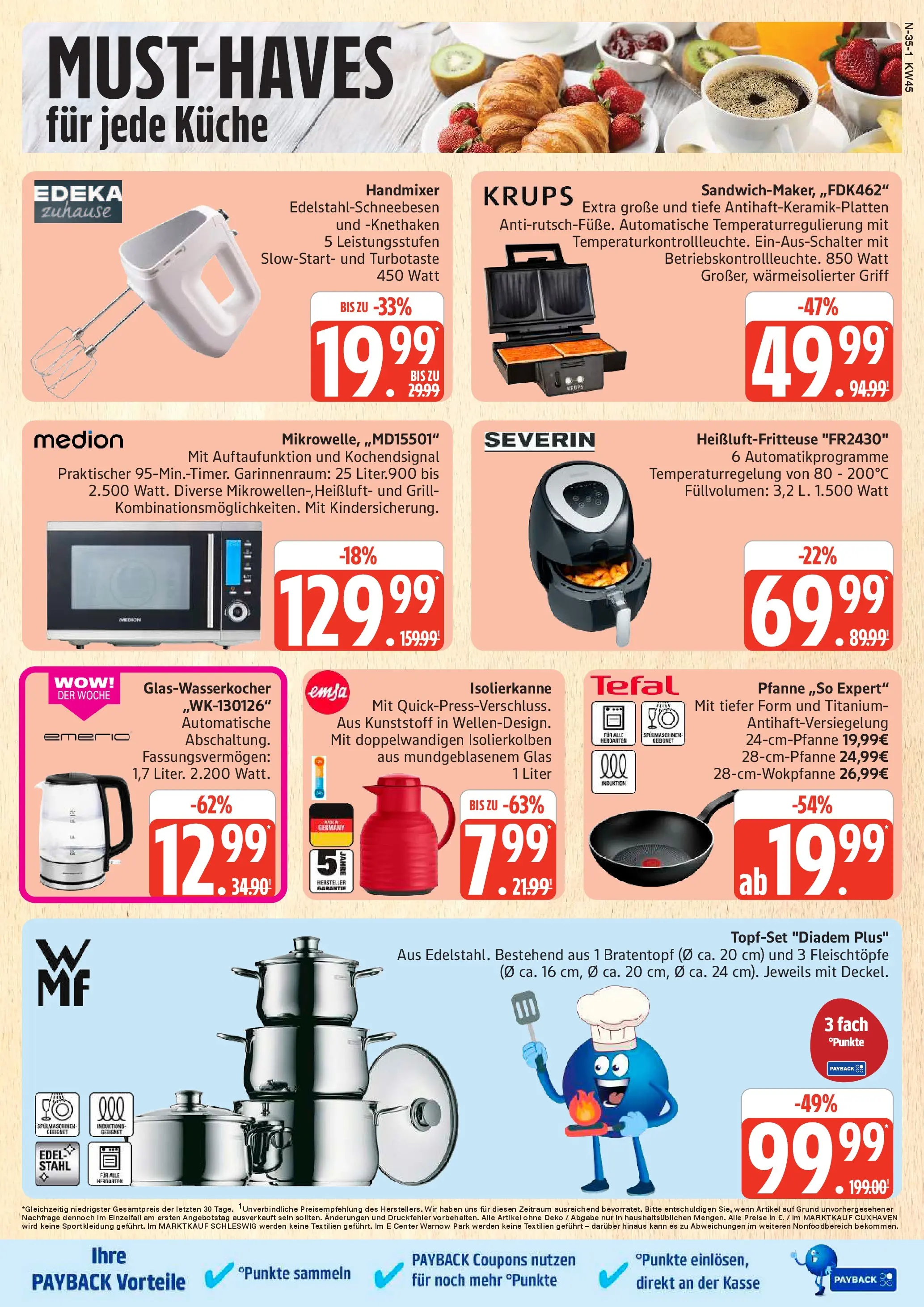 Marktkauf - Marktkauf: Wochenangebote (ab 02.11.2025) » Angebote online | Seite: 35 | Produkte: Krups, Grill, Küche, Handmixer