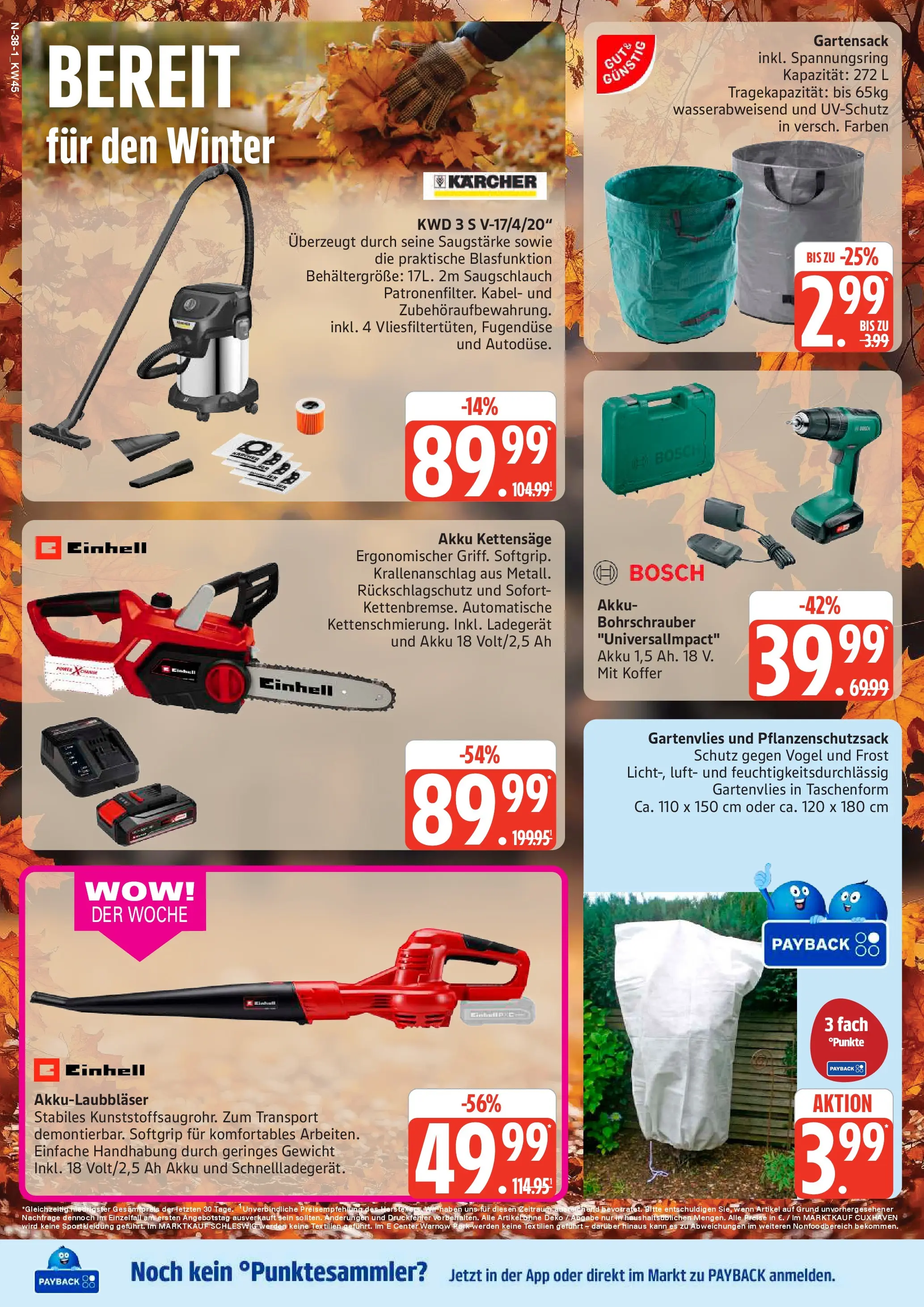 Marktkauf - Marktkauf: Wochenangebote (ab 02.11.2025) » Angebote online | Seite: 38 | Produkte: Kabel, Bosch, Gewicht, Ladegerät