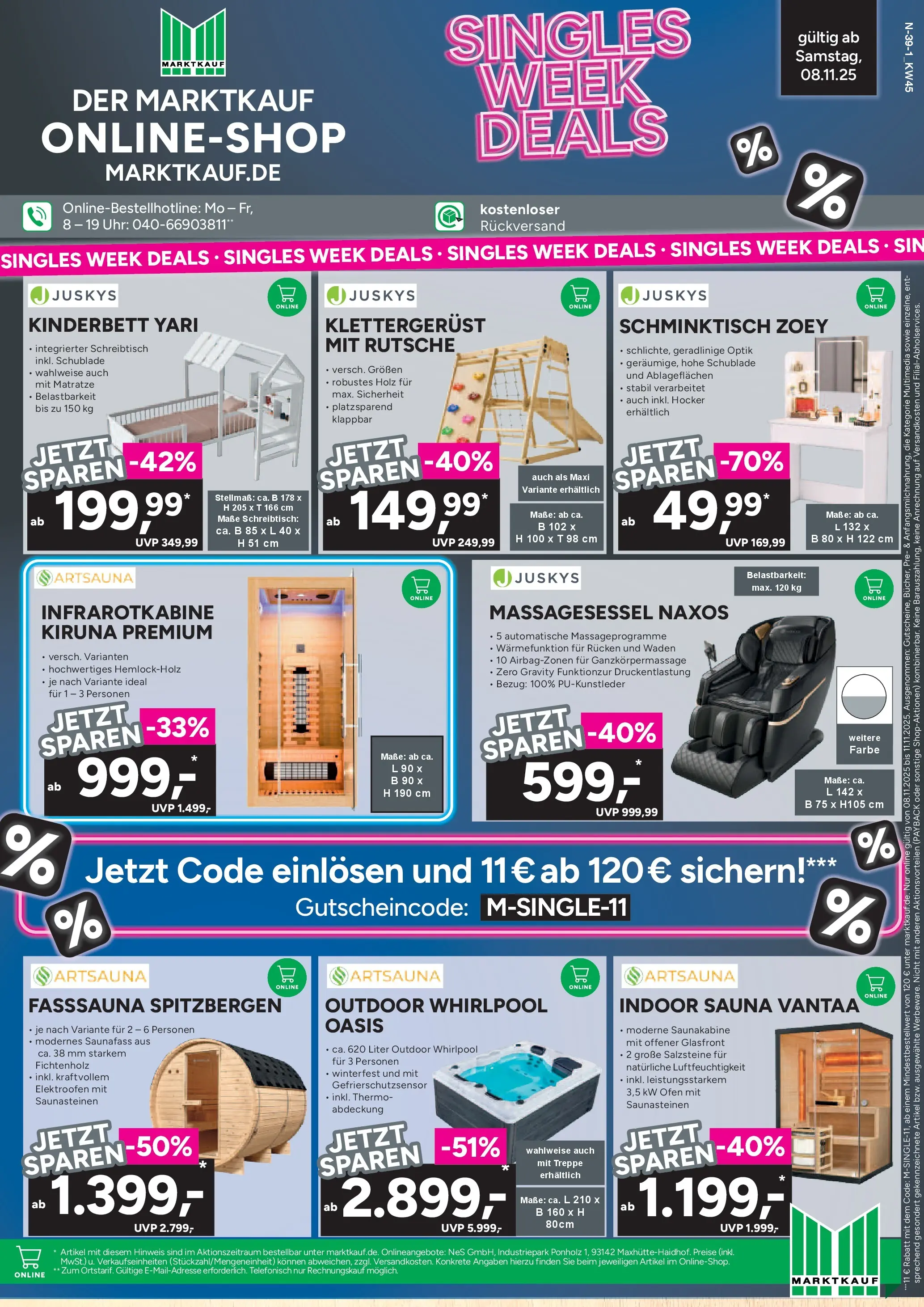 Marktkauf - Marktkauf: Wochenangebote (ab 02.11.2025) » Angebote online | Seite: 39 | Produkte: Ofen, Hocker, Schminktisch, Uhr
