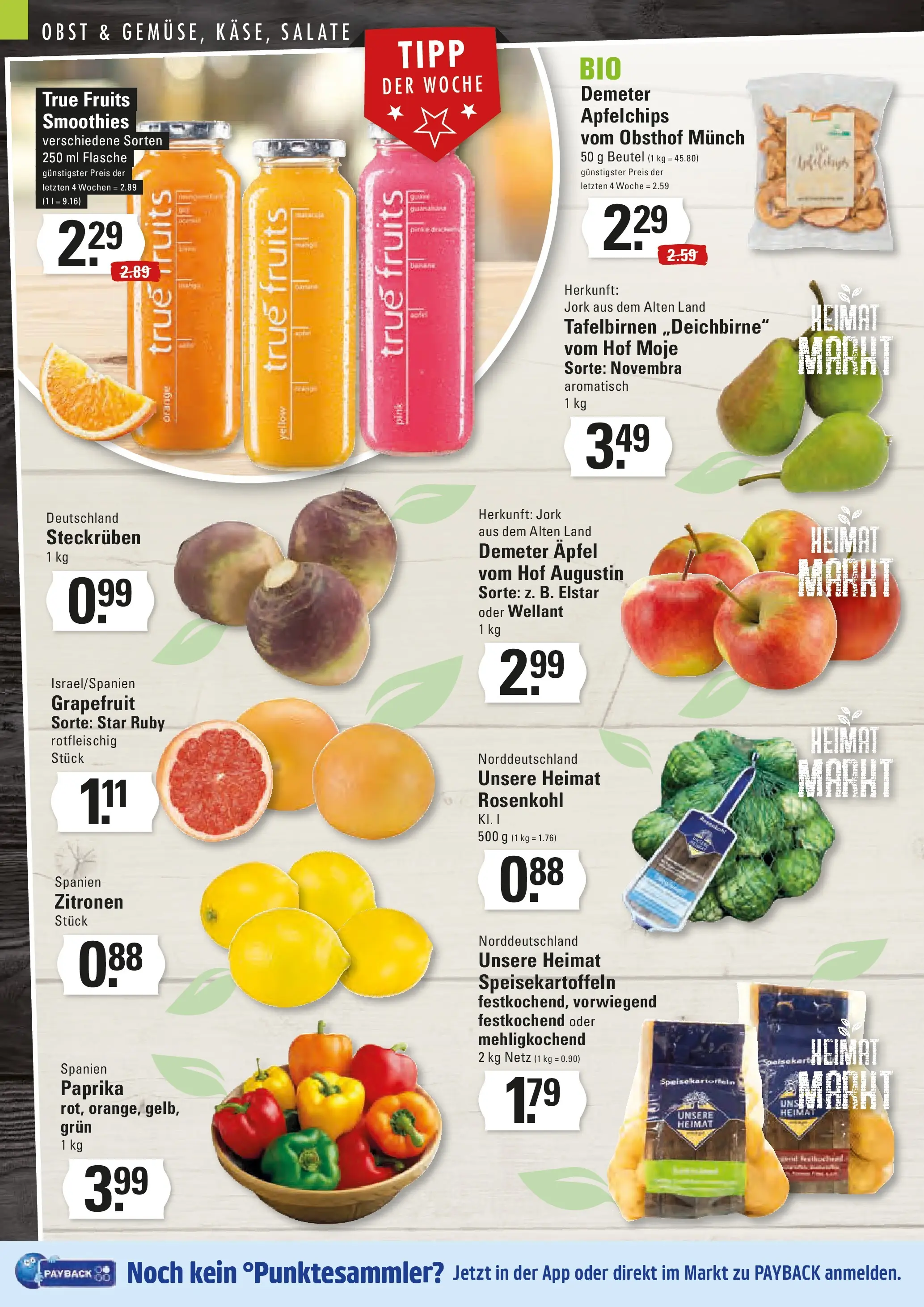 Marktkauf - Marktkauf: Wochenangebote (ab 02.11.2025) » Angebote online | Seite: 2 | Produkte: Grapefruit, Paprika, Obst, Zitronen