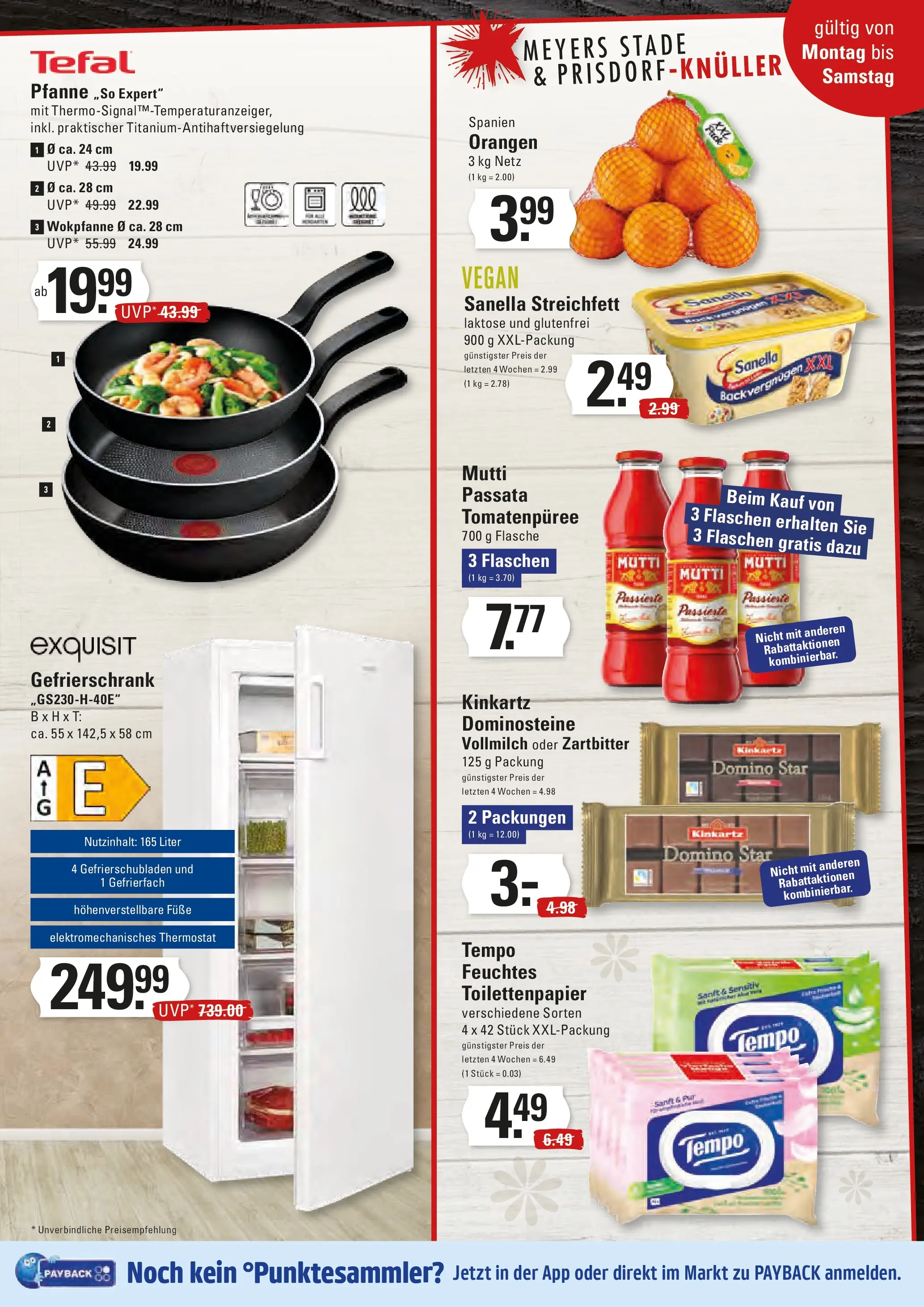 Marktkauf - Marktkauf: Wochenangebote (ab 02.11.2025) » Angebote online | Seite: 23 | Produkte: Gefrierschrank, Orangen, Sanella, Toilettenpapier