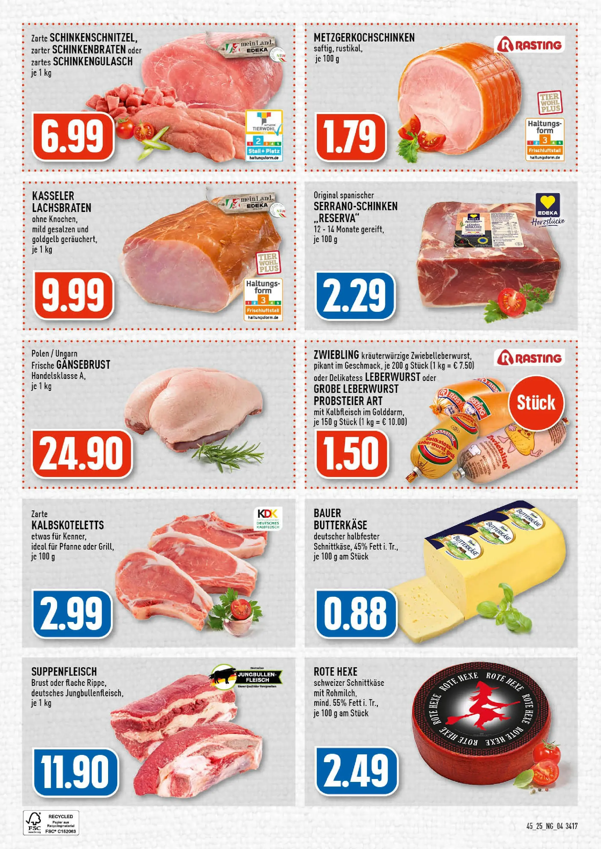 Edeka prospekt Wermelskirchen	 (ab 02.11.2025) » Angebote Online | Seite: 4 | Produkte: Suppenfleisch, Fleisch