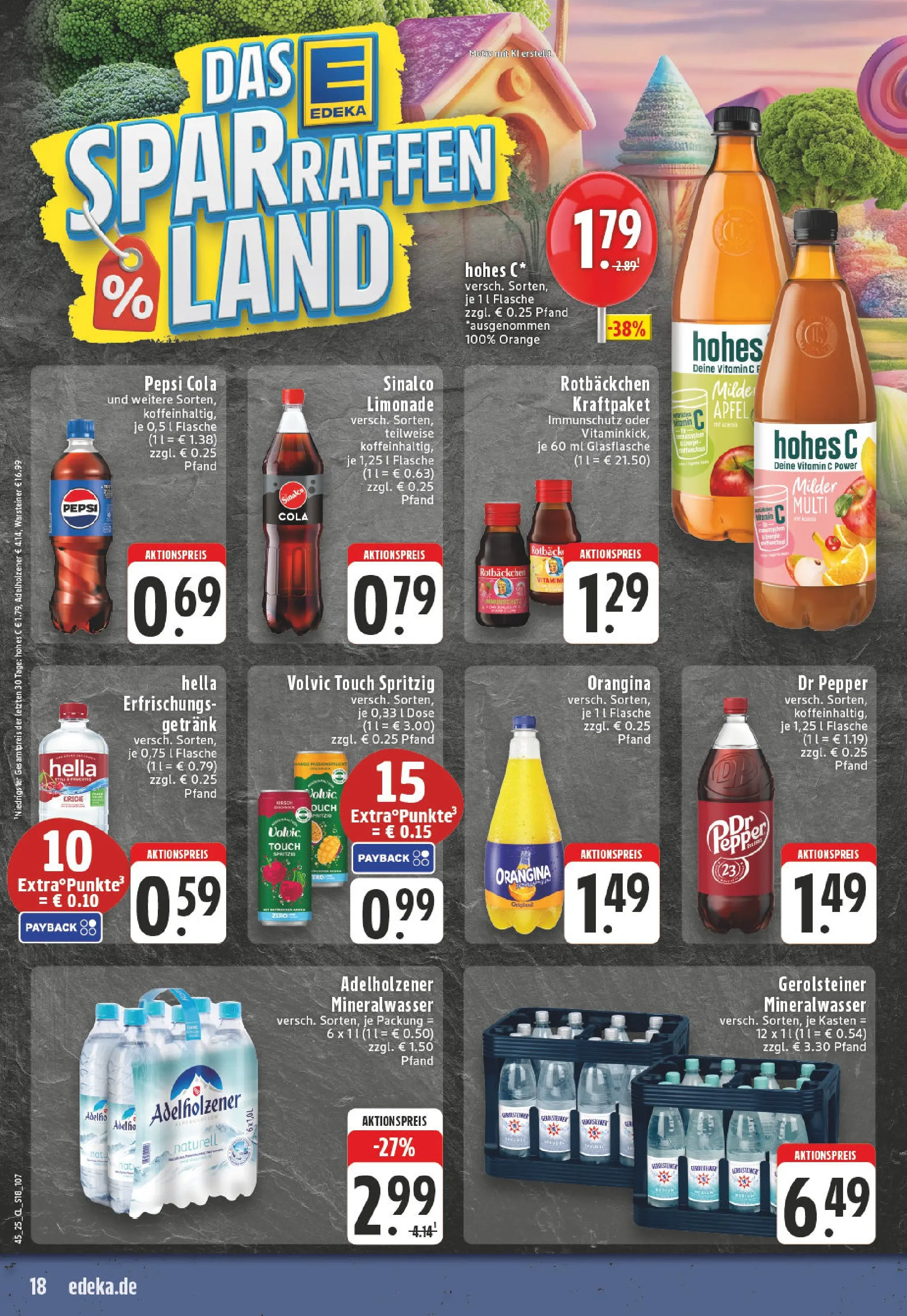 Edeka prospekt Würselen	 (ab 02.11.2025) » Angebote Online | Seite: 18 | Produkte: Äpfel, Limonade, Hella, Volvic