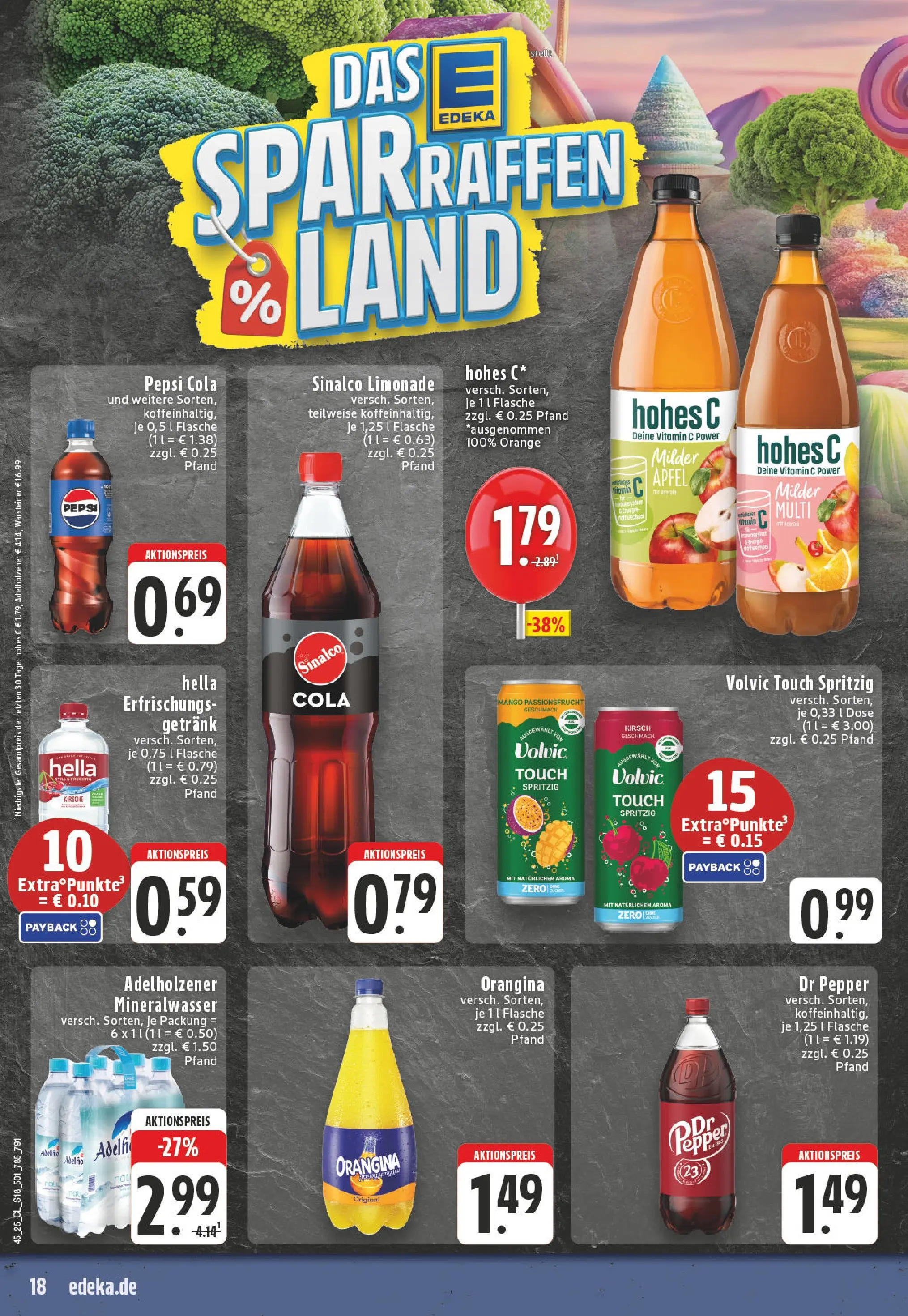 Edeka prospekt Lohmar - Birk	 (ab 02.11.2025) » Angebote Online | Seite: 18 | Produkte: Hella, Warsteiner, Mango, Pepsi