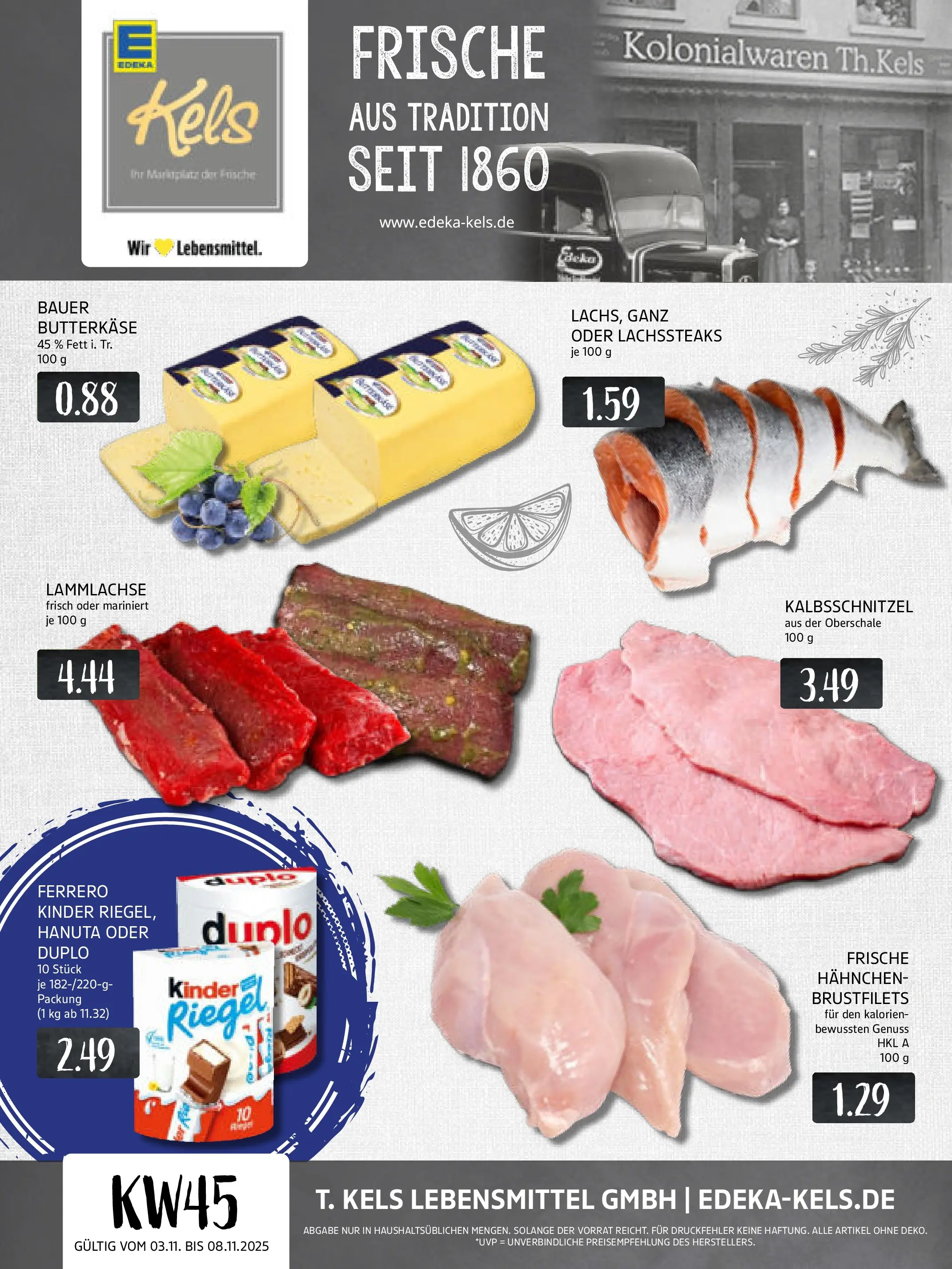 Edeka prospekt Ratingen-Hösel	 (ab 02.11.2025) » Angebote Online | Seite: 1 | Produkte: Hahnchen