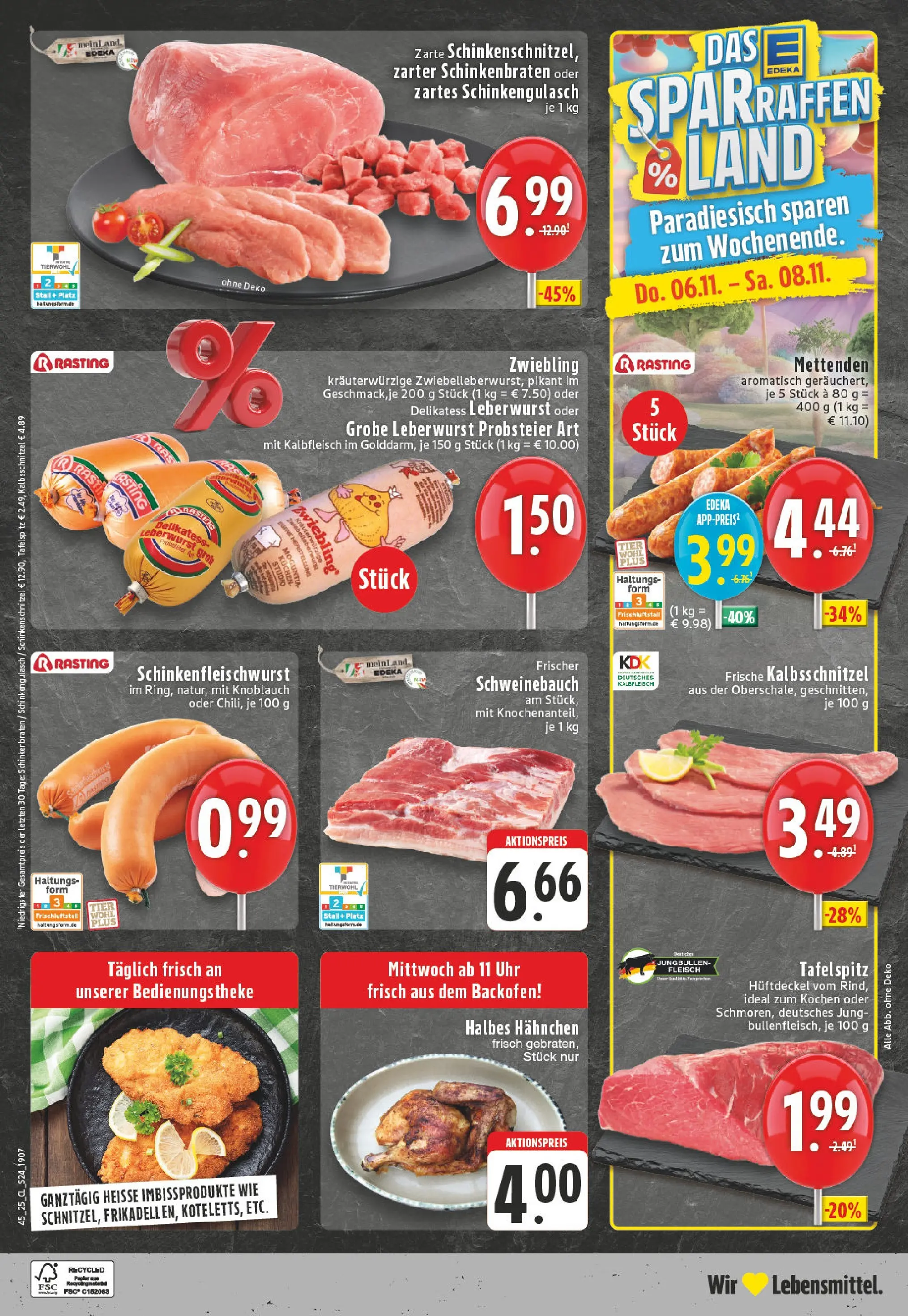 Edeka prospekt Paderborn	 (ab 02.11.2025) » Angebote Online | Seite: 24 | Produkte: Tafelspitz, Theke, Fleisch, Uhr