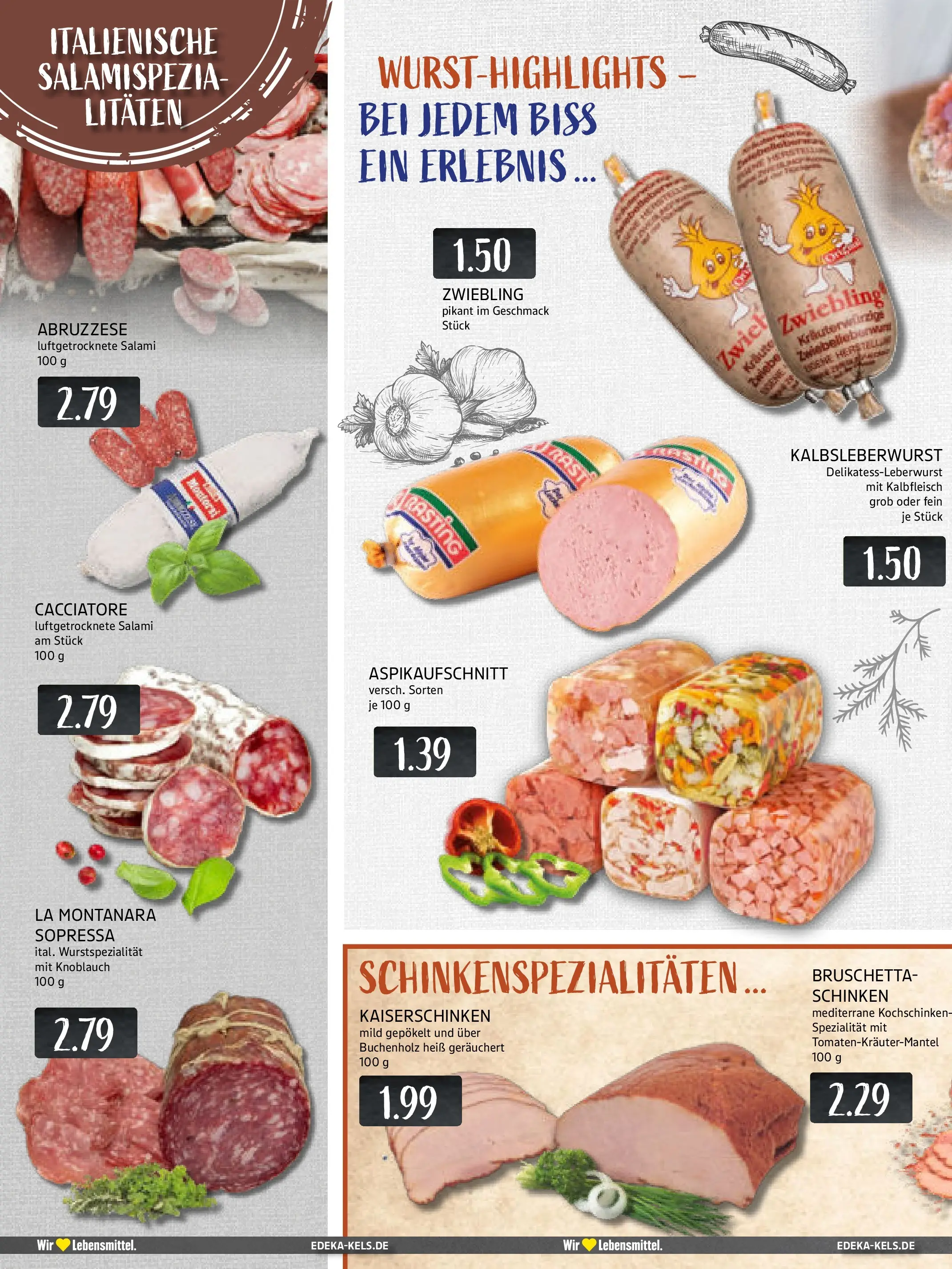 Edeka prospekt Ratingen-Hösel	 (ab 02.11.2025) » Angebote Online | Seite: 4 | Produkte: Knoblauch, Salami, Schinken