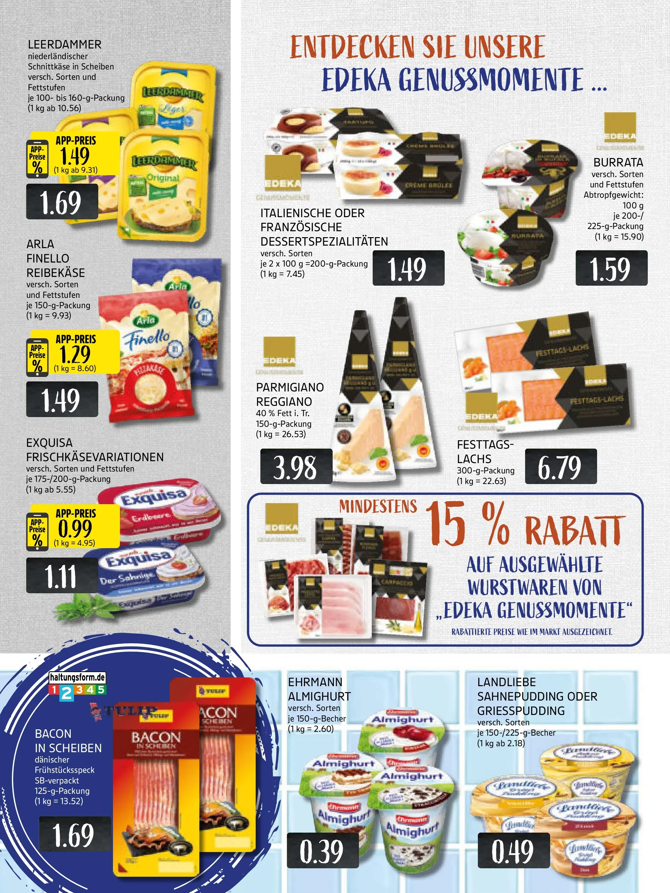 Edeka prospekt Ratingen-Hösel	 (ab 02.11.2025) » Angebote Online | Seite: 10 | Produkte: Leerdammer, Exquisa, Lachs, Reibekase