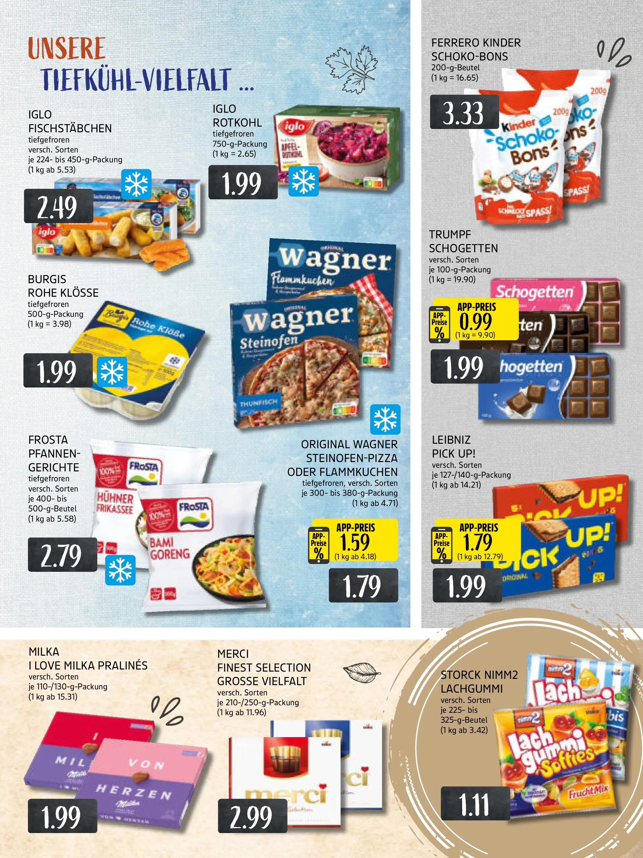 Edeka prospekt Ratingen-Hösel	 (ab 02.11.2025) » Angebote Online | Seite: 13 | Produkte: Rotkohl, Fischstabchen, Schogetten, Pizza