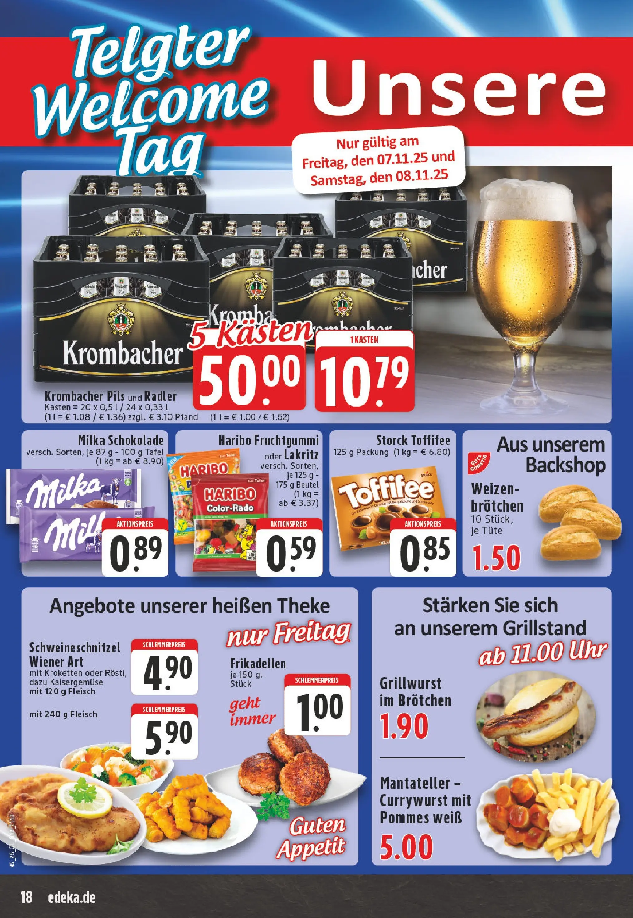 Edeka prospekt Telgte	 (ab 02.11.2025) » Angebote Online | Seite: 18 | Produkte: Schokolade, Pommes, Fleisch, Uhr