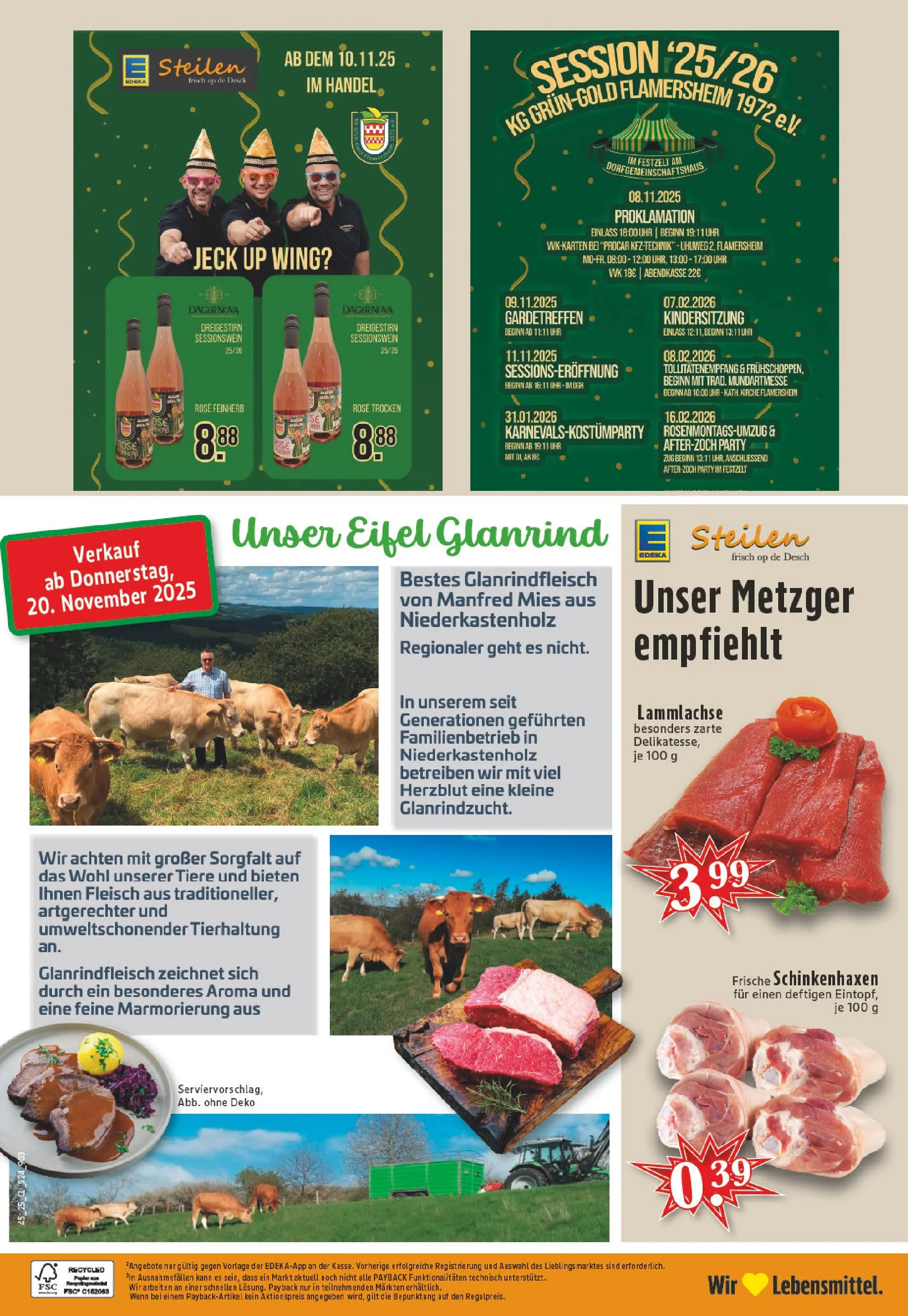 Edeka prospekt Euskirchen	 (ab 02.11.2025) » Angebote Online | Seite: 24 | Produkte: Fleisch, Uhr