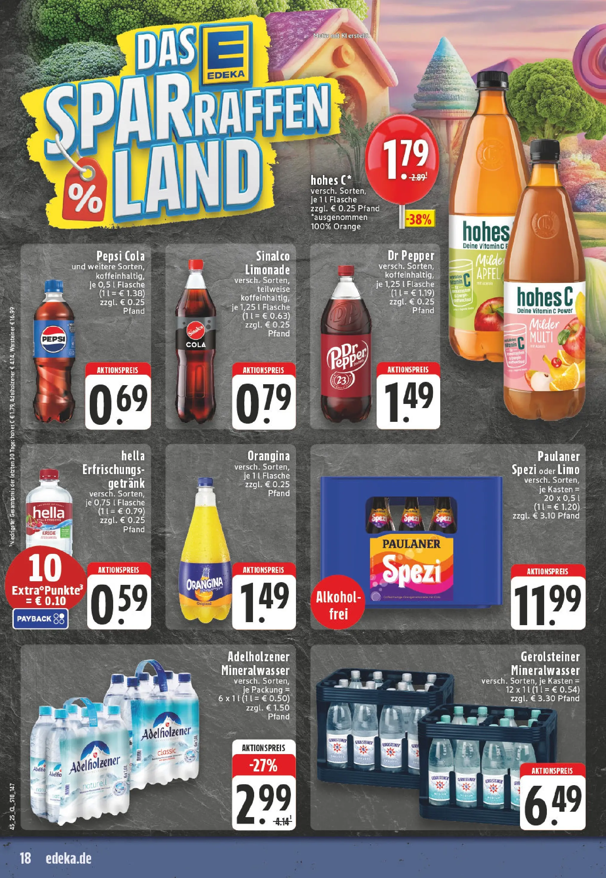 Edeka prospekt Bornheim-Walberberg	 (ab 02.11.2025) » Angebote Online | Seite: 18 | Produkte: Mineralwasser, Warsteiner, Pepsi, Paulaner