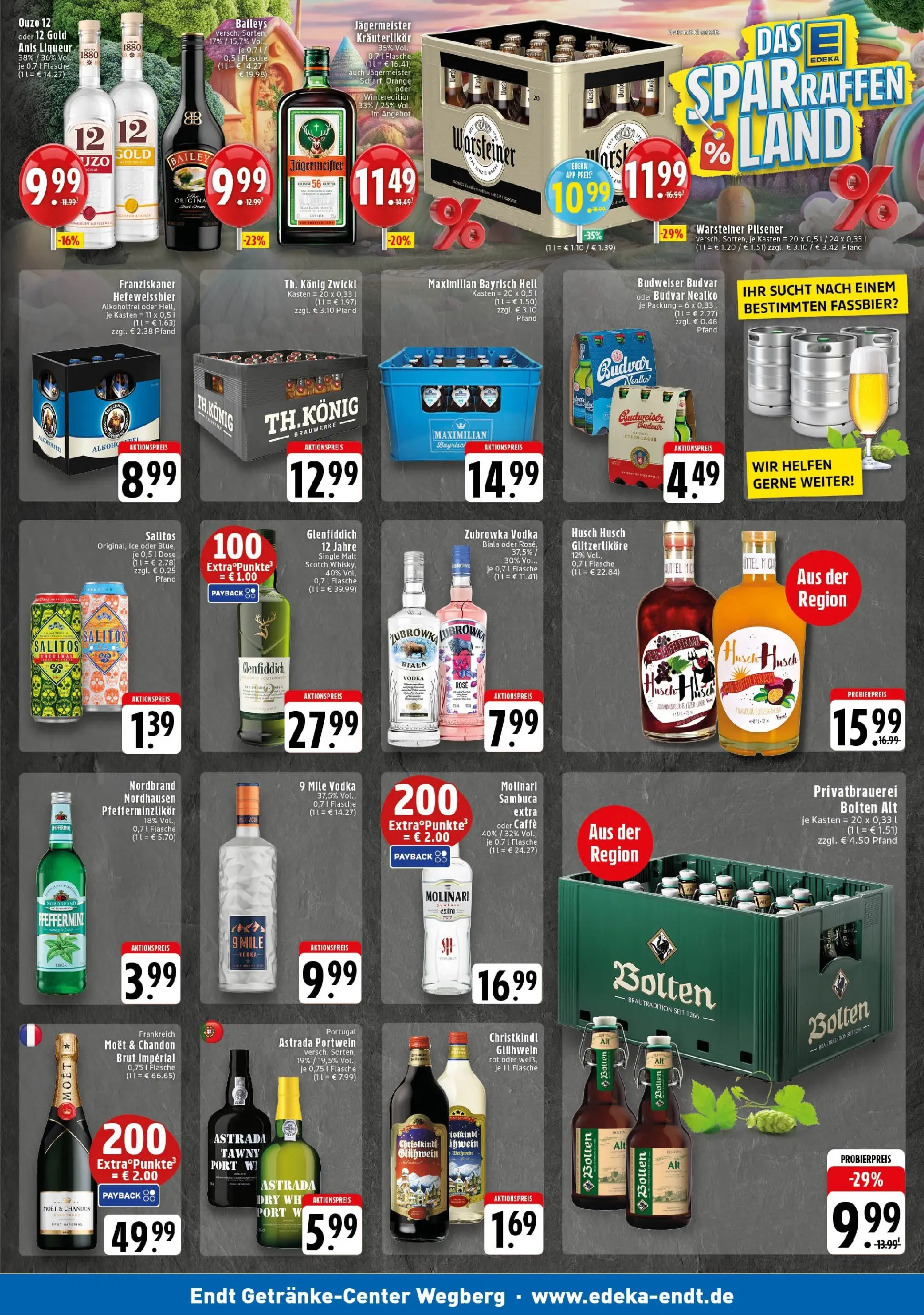 Edeka prospekt Wegberg	 (ab 02.11.2025) » Angebote Online | Seite: 3 | Produkte: Ouzo 12, Ouzo, Sambuca, Jägermeister