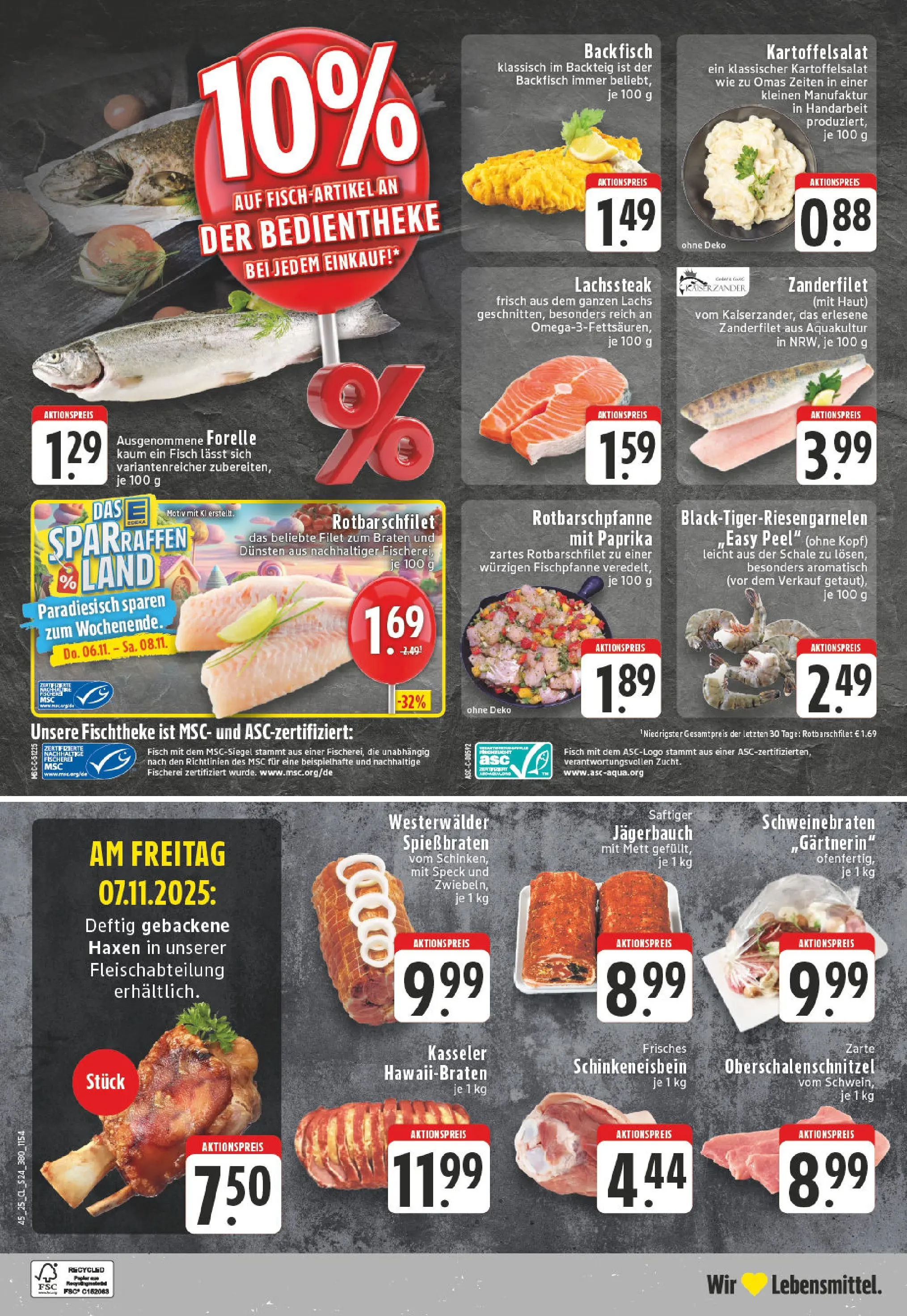 Edeka prospekt Bad Marienberg	 (ab 02.11.2025) » Angebote Online | Seite: 24 | Produkte: Fisch, Lachs, Paprika