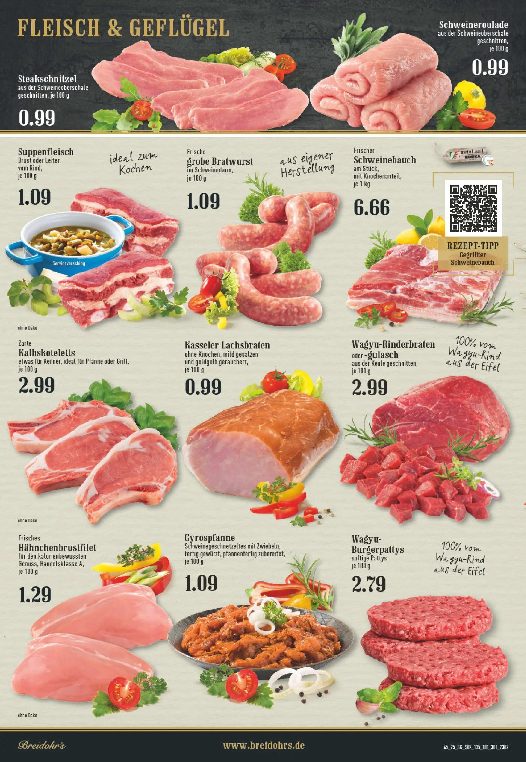 Edeka prospekt Rösrath	 (ab 02.11.2025) » Angebote Online | Seite: 2 | Produkte: Schweinebauch, Gulasch, Suppenfleisch, Fleisch