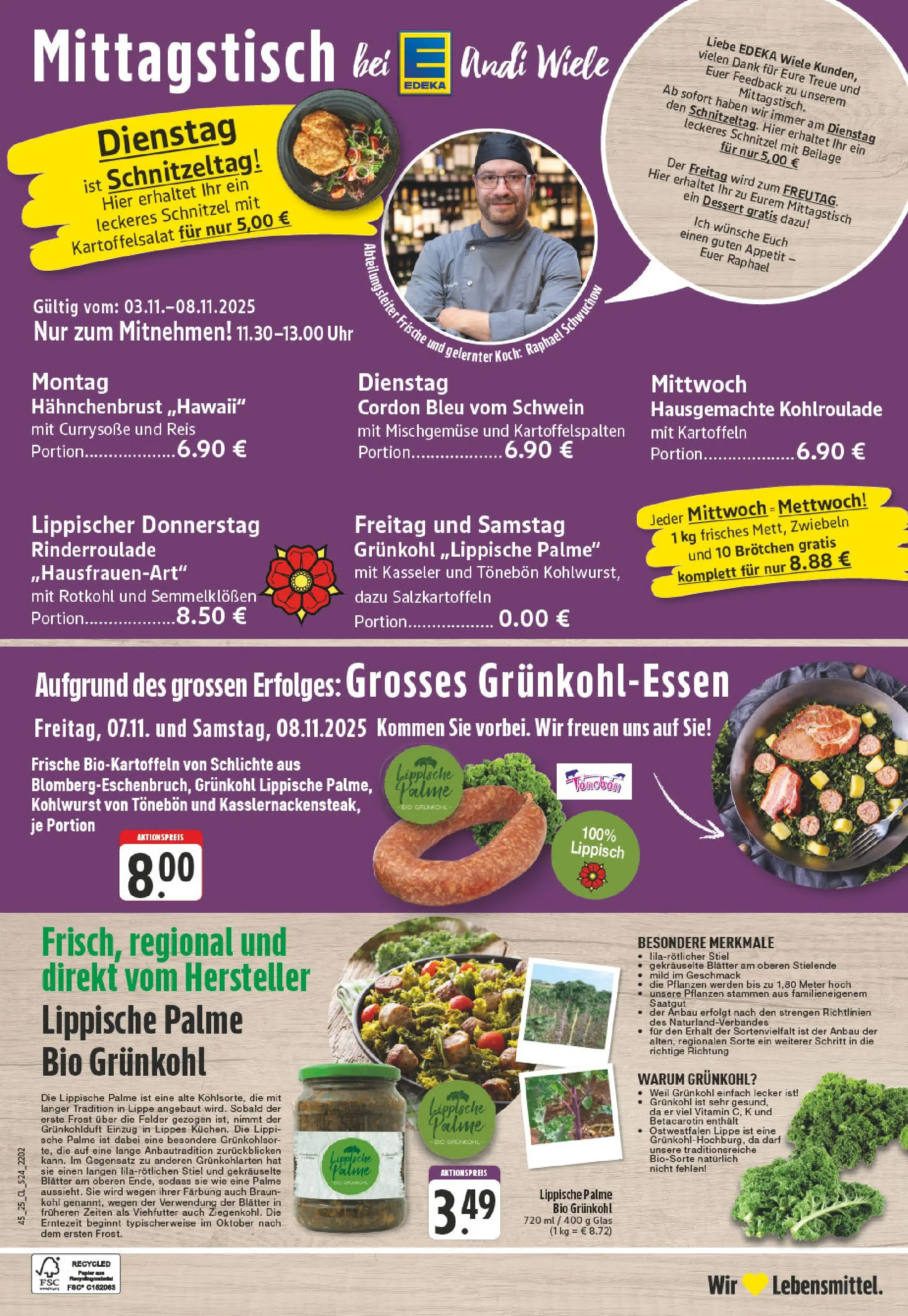 Edeka prospekt Horn-Bad Meinberg	 (ab 02.11.2025) » Angebote Online | Seite: 24 | Produkte: Rotkohl, Kartoffeln, Reis, Uhr