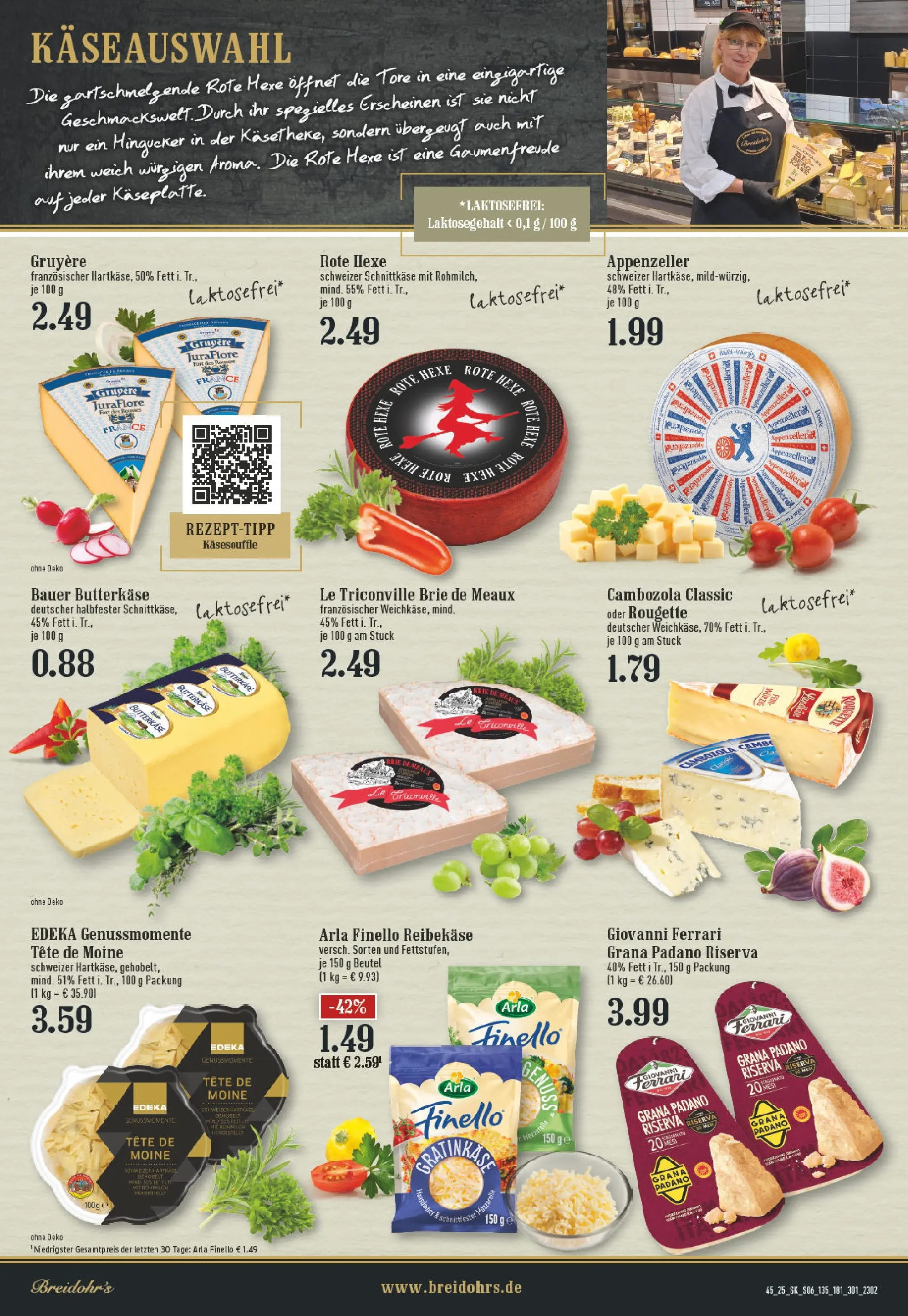 Edeka prospekt Rösrath	 (ab 02.11.2025) » Angebote Online | Seite: 6 | Produkte: Reibekase