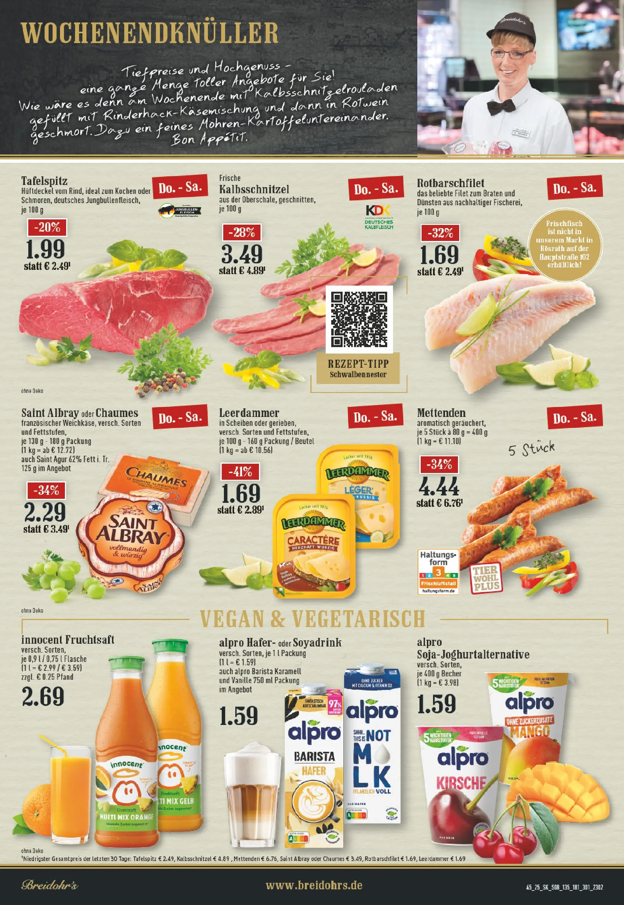 Edeka prospekt Rösrath	 (ab 02.11.2025) » Angebote Online | Seite: 8 | Produkte: Tafelspitz, Rotwein, Leerdammer, Alpro