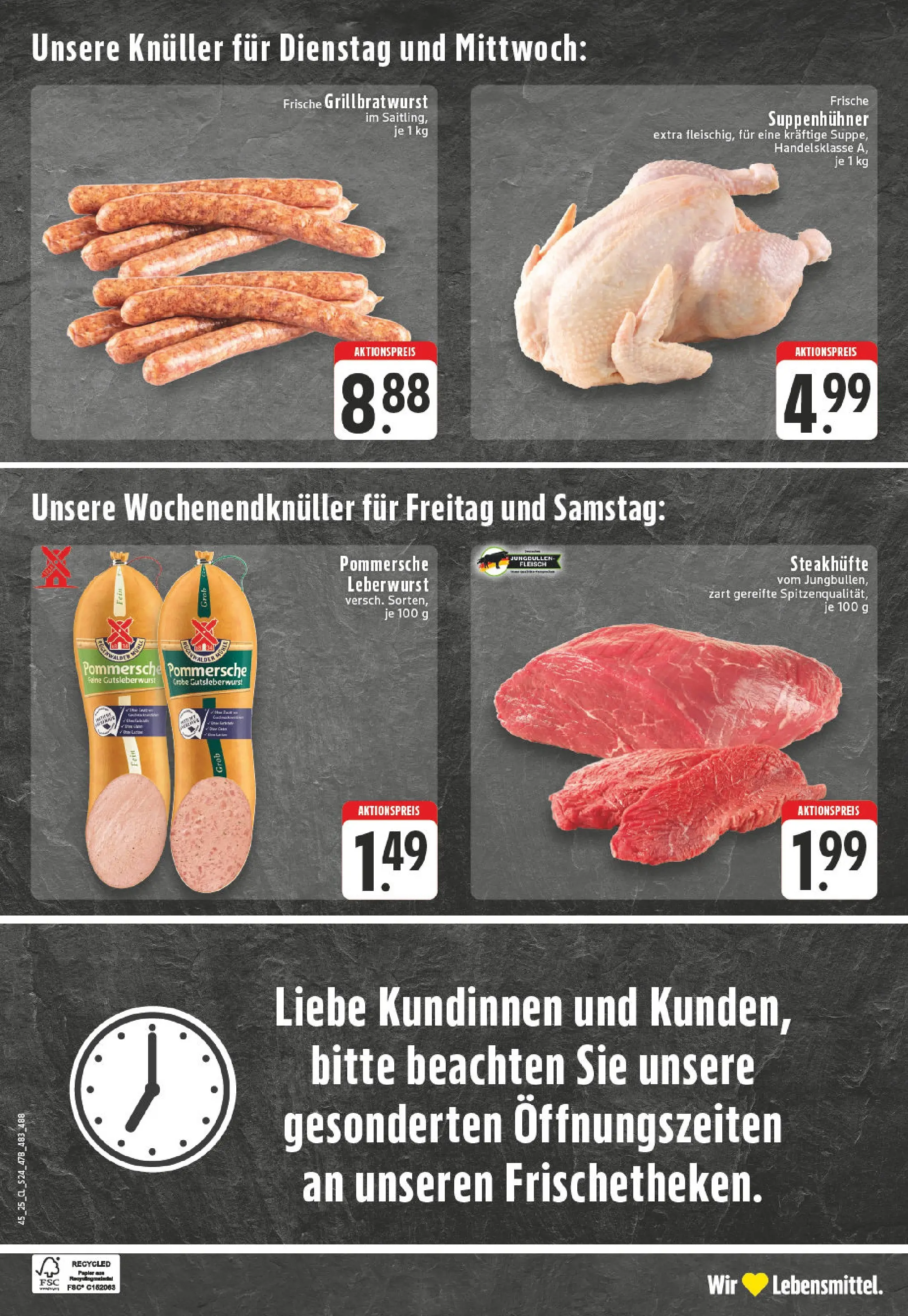 Edeka prospekt Hennef - Stossdorf	 (ab 02.11.2025) » Angebote Online | Seite: 24 | Produkte: Steak, Fleisch