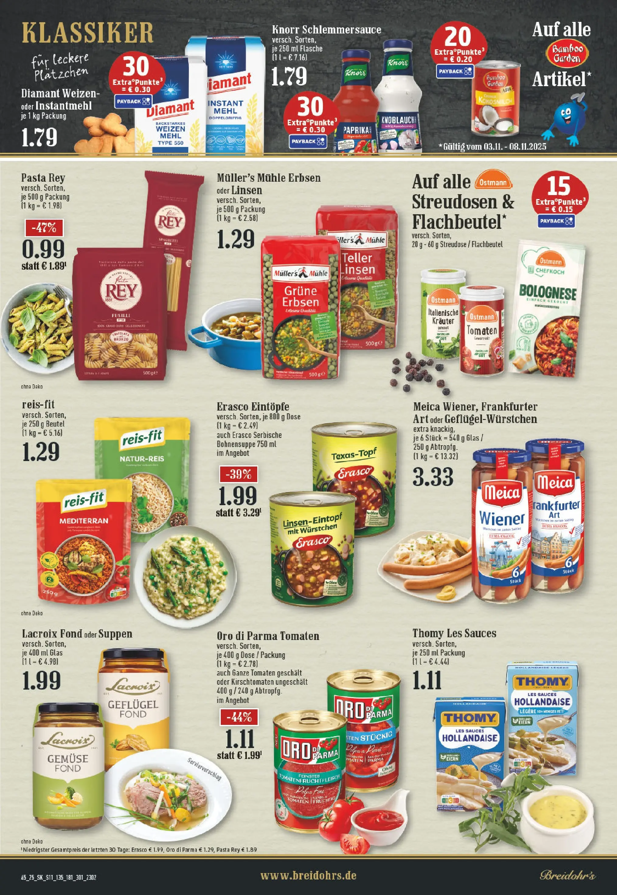 Edeka prospekt Rösrath	 (ab 02.11.2025) » Angebote Online | Seite: 11 | Produkte: Thomy les sauces, Knorr, Pasta, Erasco