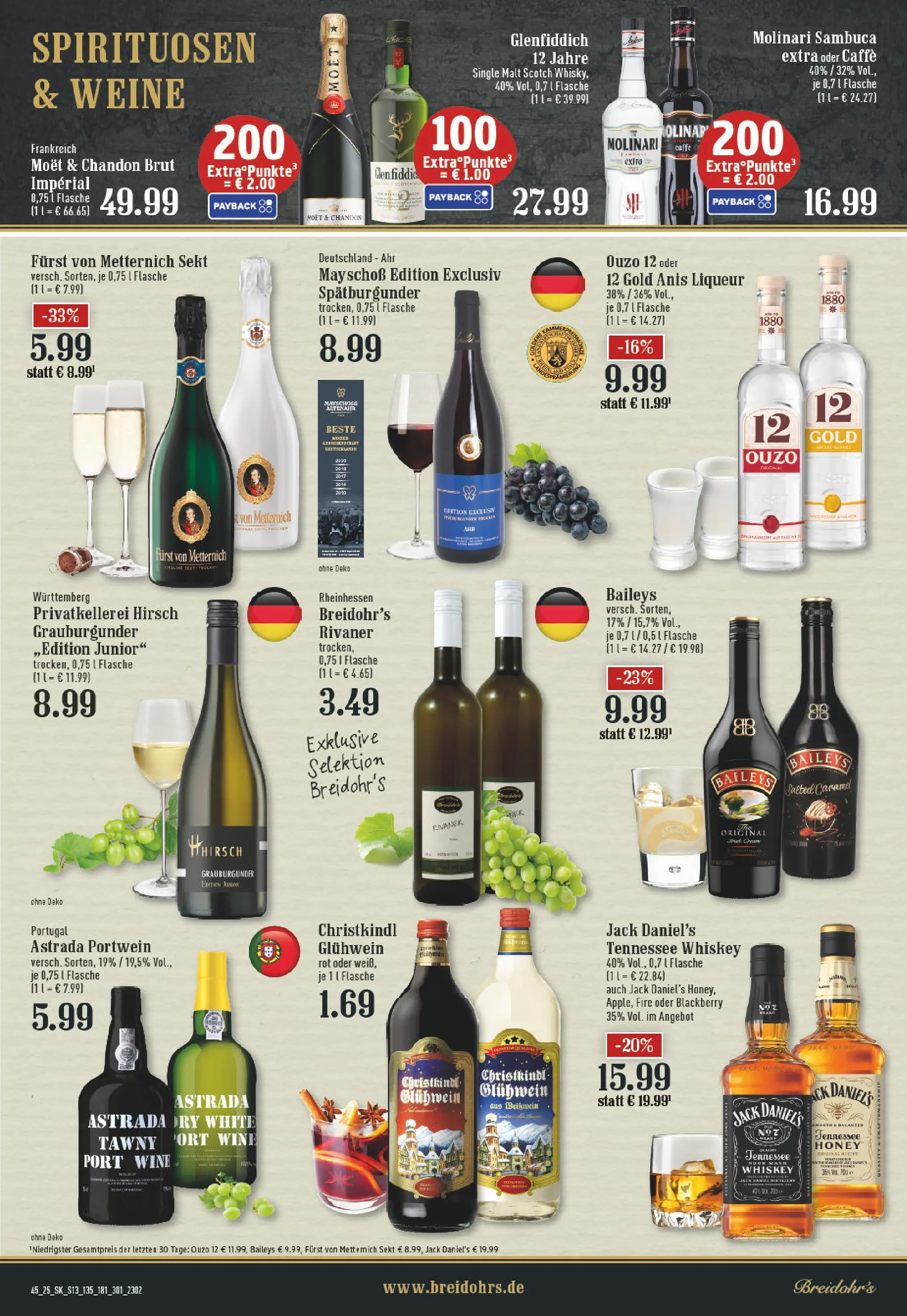 Edeka prospekt Rösrath	 (ab 02.11.2025) » Angebote Online | Seite: 13 | Produkte: Ouzo 12, Furst von metternich, Ouzo, Sambuca