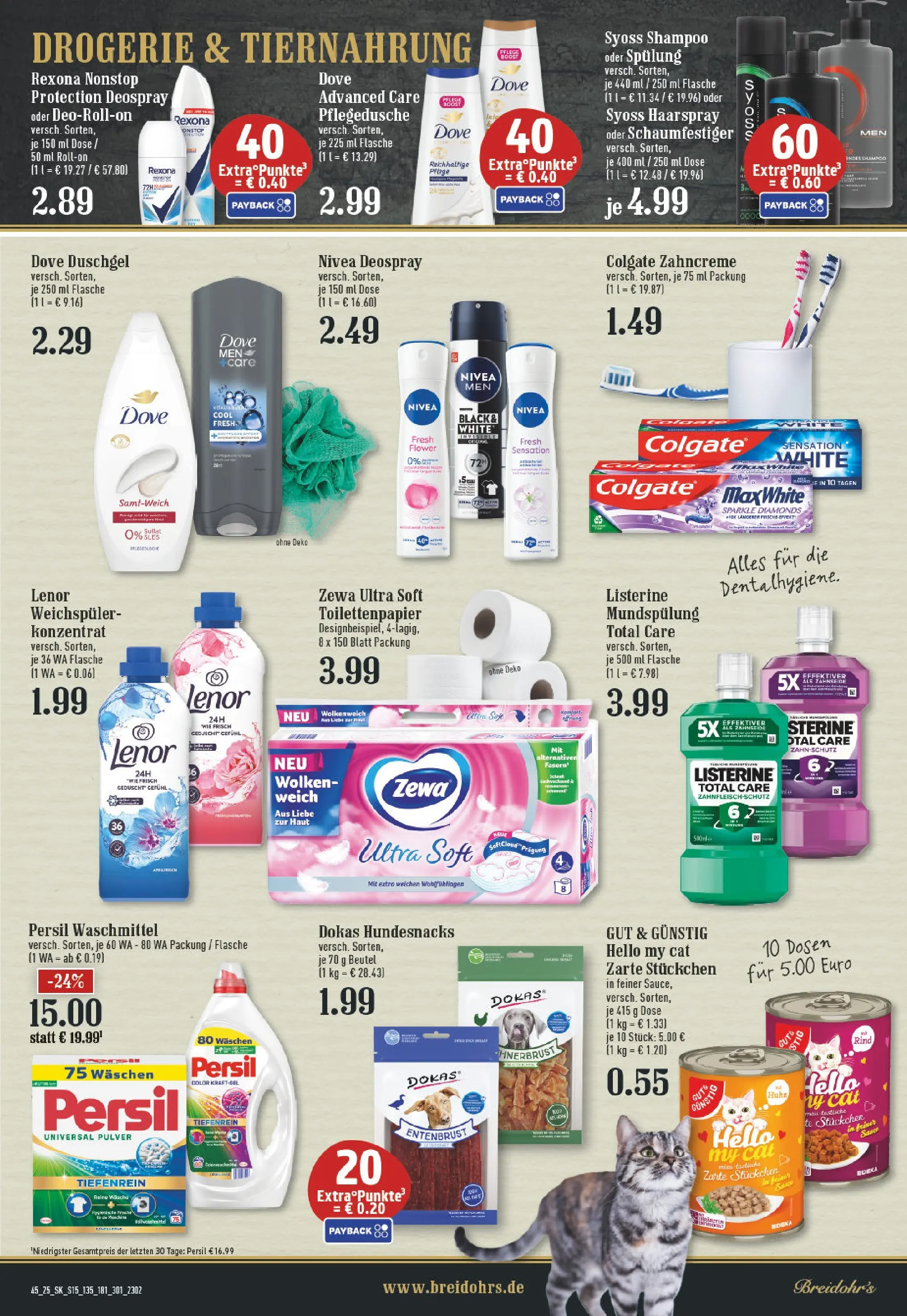 Edeka prospekt Rösrath	 (ab 02.11.2025) » Angebote Online | Seite: 15 | Produkte: Lenor, Spülung, Shower Gel, Persil