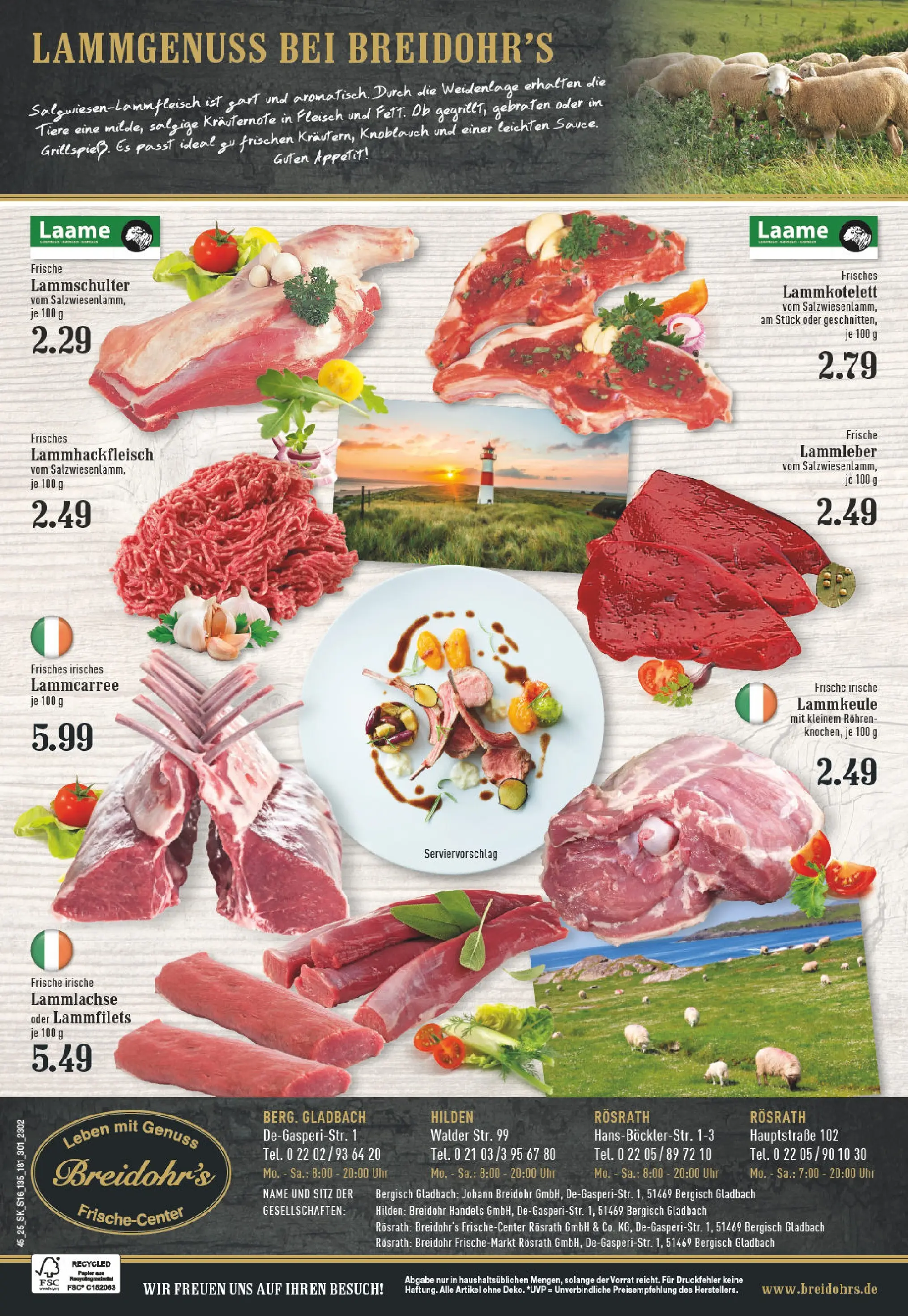 Edeka prospekt Rösrath	 (ab 02.11.2025) » Angebote Online | Seite: 16 | Produkte: Lammkeule, Knoblauch, Fleisch, Uhr