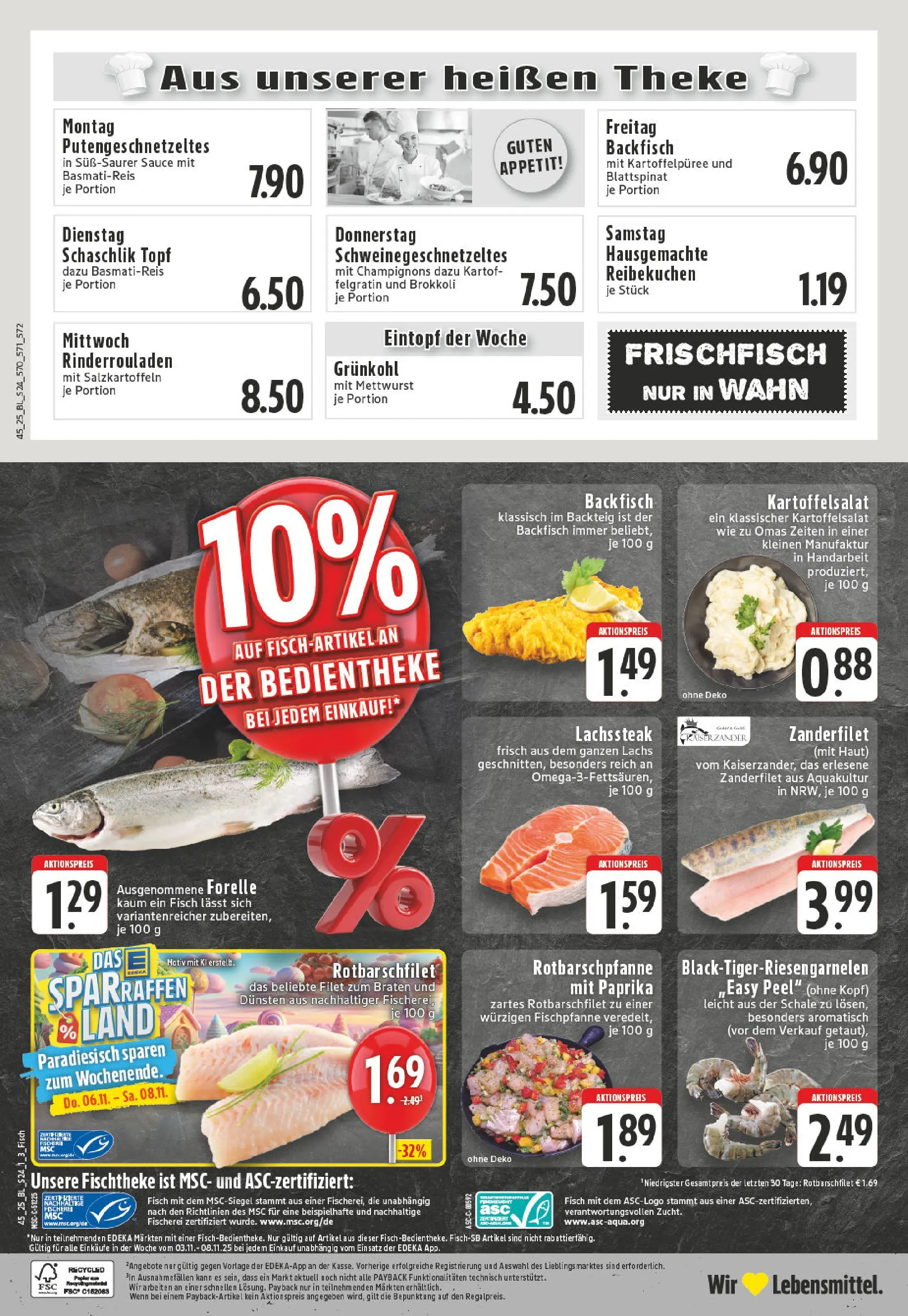 Edeka prospekt Köln	 (ab 03.11.2025) » Angebote Online | Seite: 24 | Produkte: Theke, Champignons, Paprika, Brokkoli