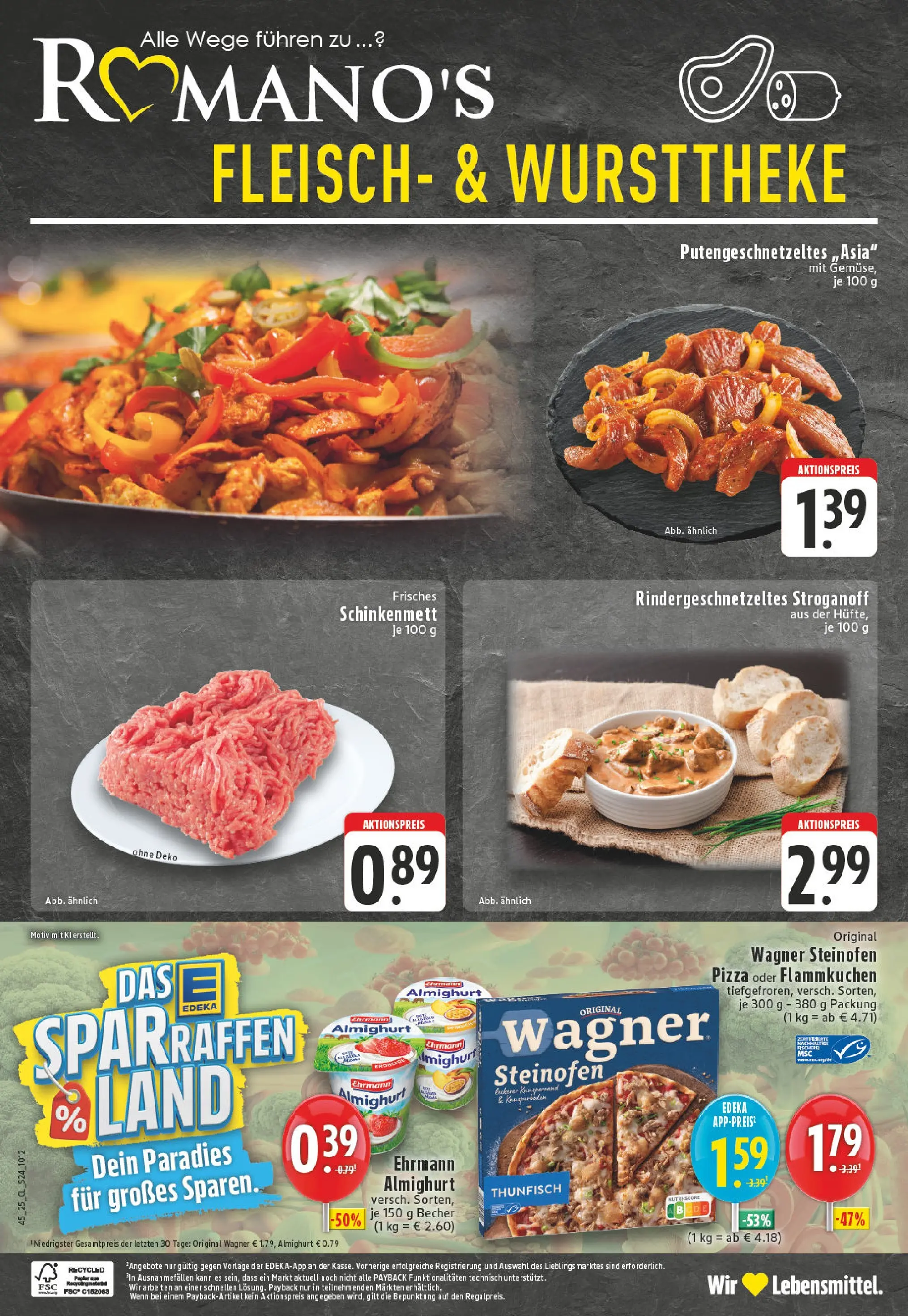 Edeka prospekt Köln-Godorf	 (ab 02.11.2025) » Angebote Online | Seite: 24 | Produkte: Ehrmann almighurt, Thunfisch, Pizza, Fleisch