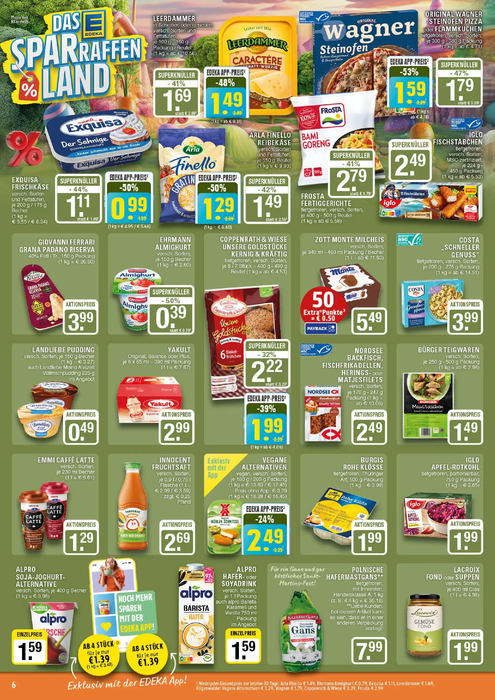 Edeka prospekt Marl	 (ab 02.11.2025) » Angebote Online | Seite: 6 | Produkte: Ehrmann almighurt, Äpfel, Exquisa, Gemüse